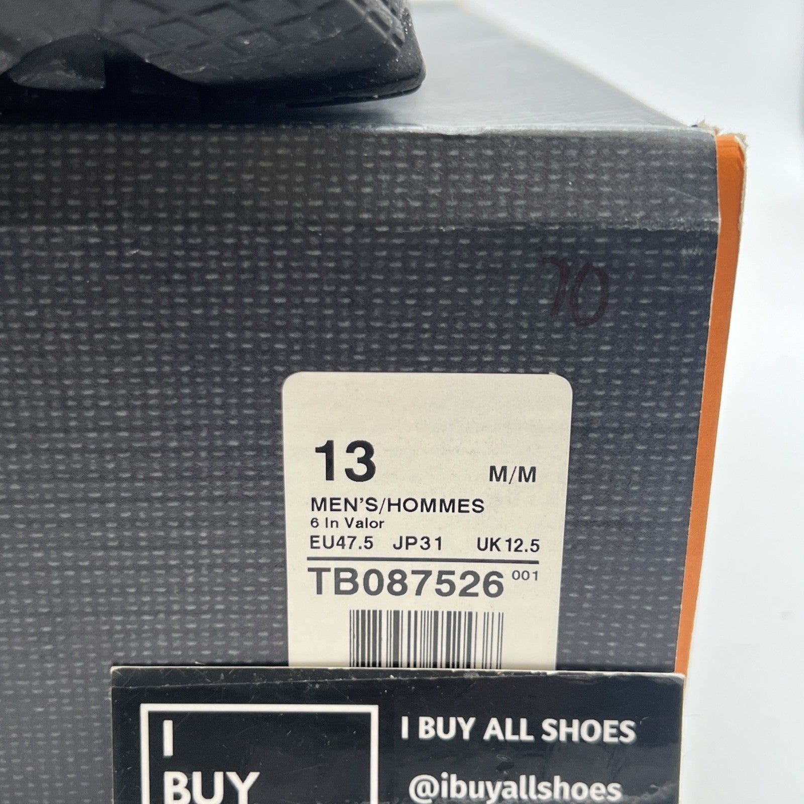 Size 13 - Timberland PRO Valor Duty 6" Boot Side Zip Comp Toe Black Leather