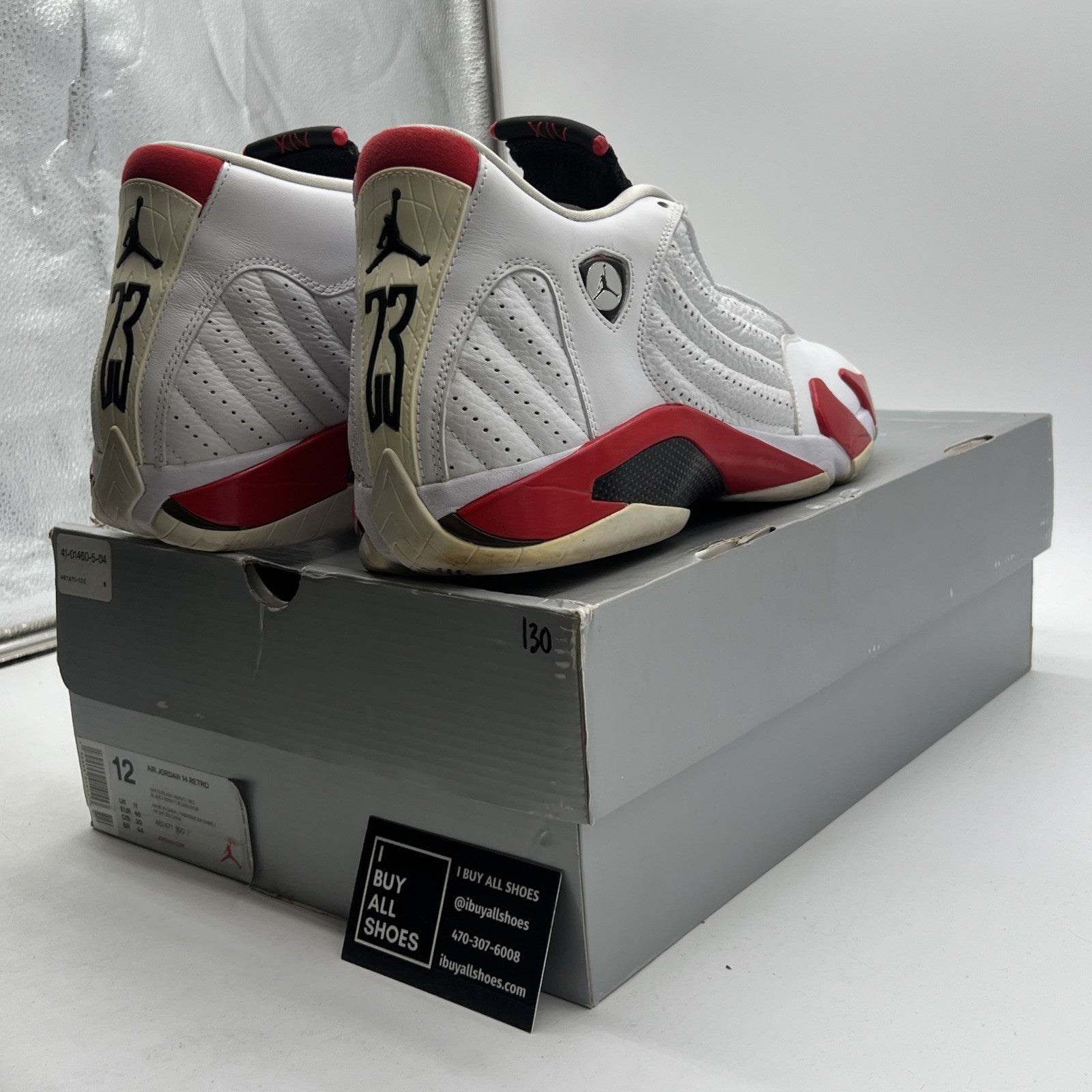 Size 12 - Air Jordan 14 Retro 2019 Candy Cane (487471-100)