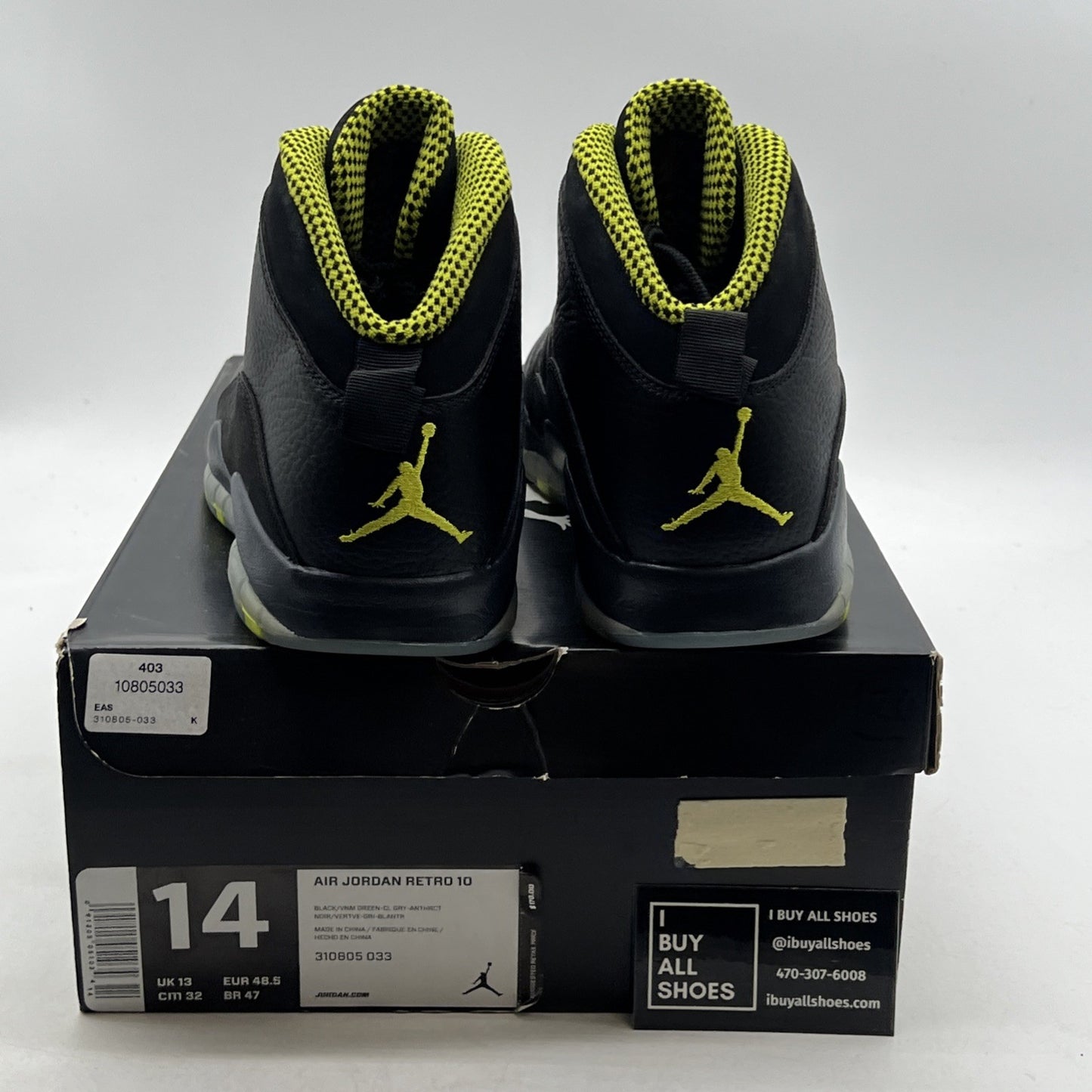 Size 14 - Air Jordan 10 Retro Venom (310805-033)