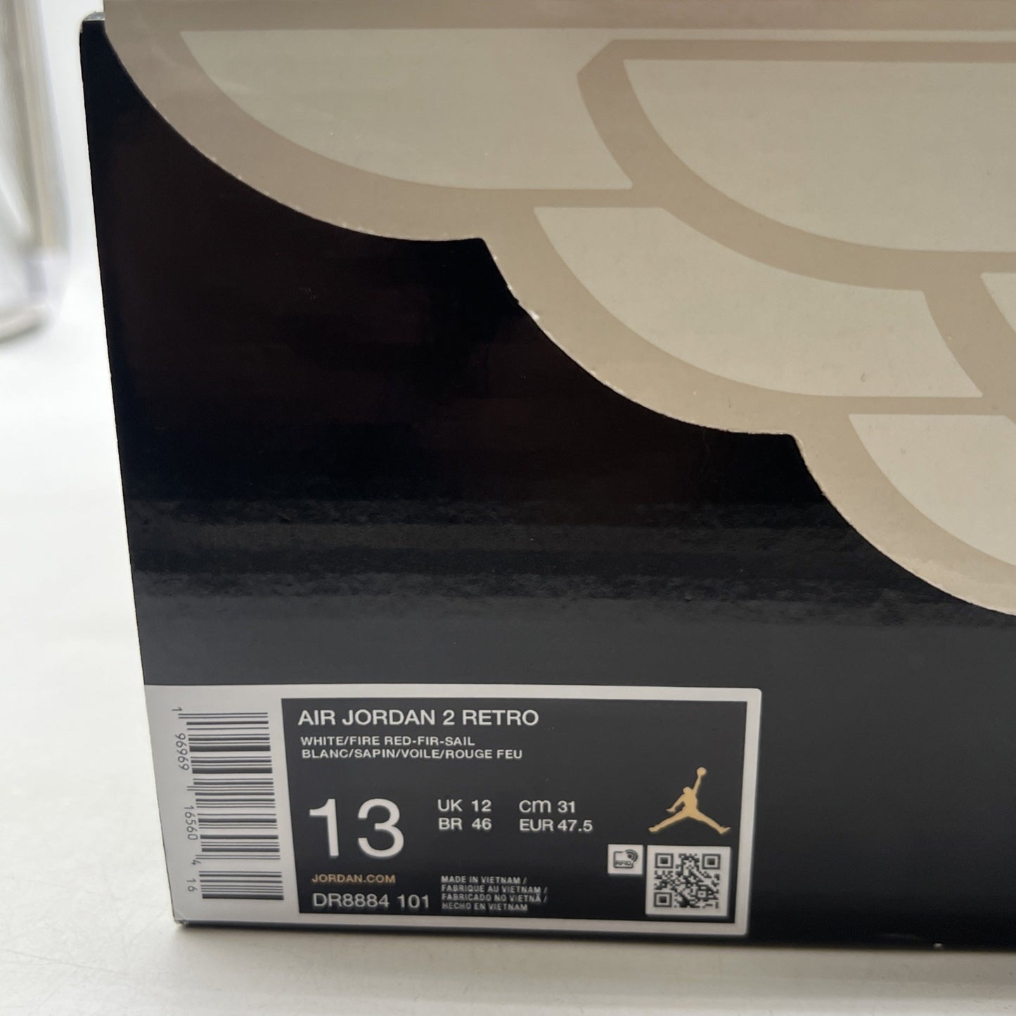 Size 13 - Air Jordan 2 Retro Origins (DR8884-101)