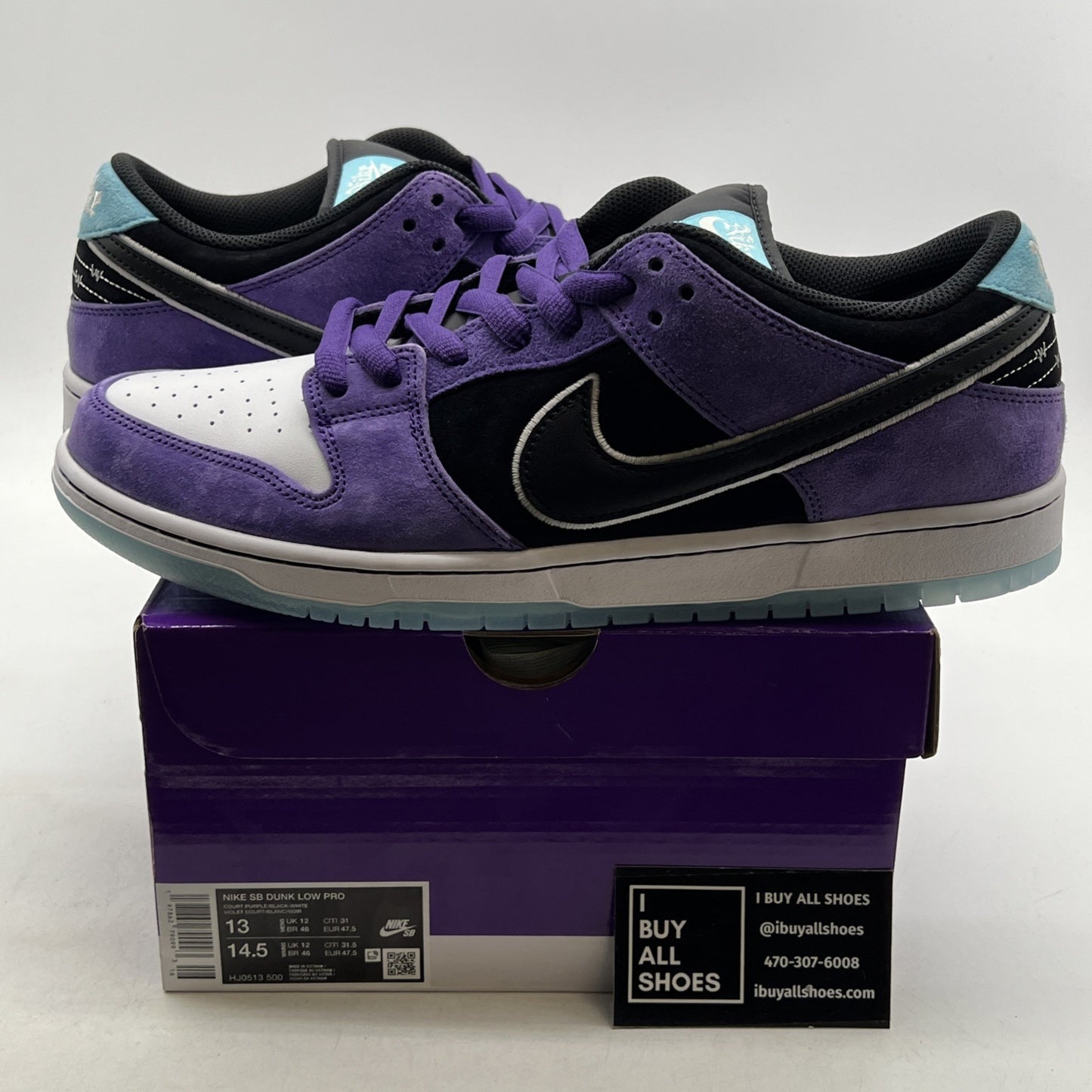 Size 13 - Nike Hayley Wilson x Dunk SB Low Court Purple (HJ0513-500)