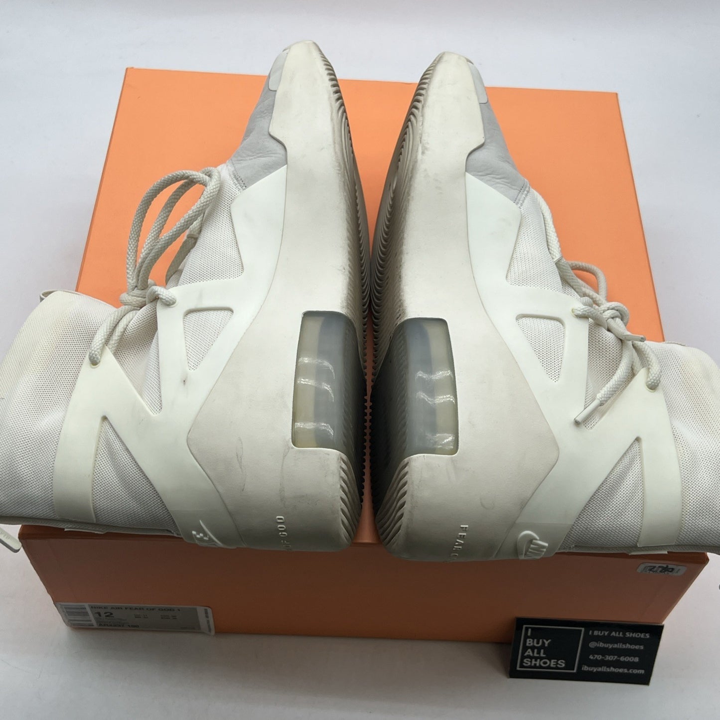 Size 12 - Nike Air Fear Of God 1 Sail (AR4237-100)