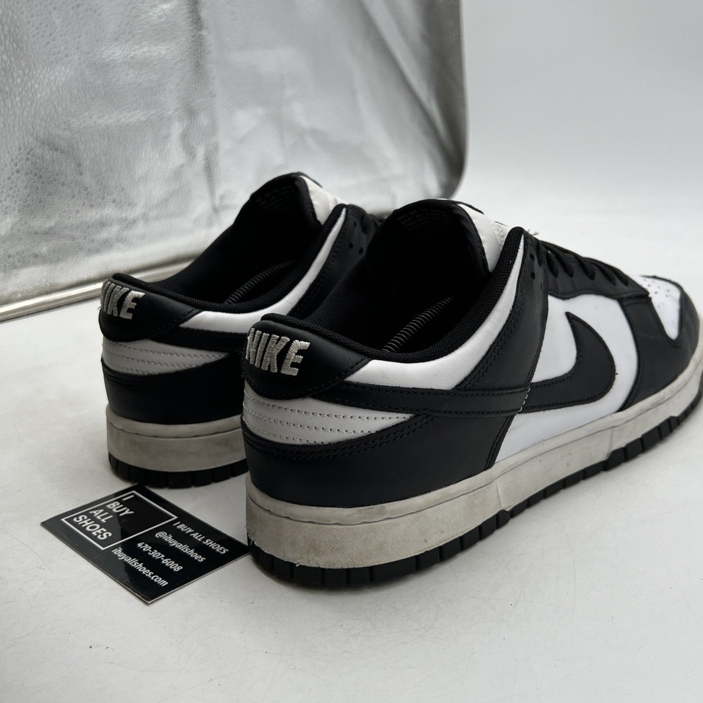 Size 13 - Nike Dunk Low Black White (DV1391-100)
