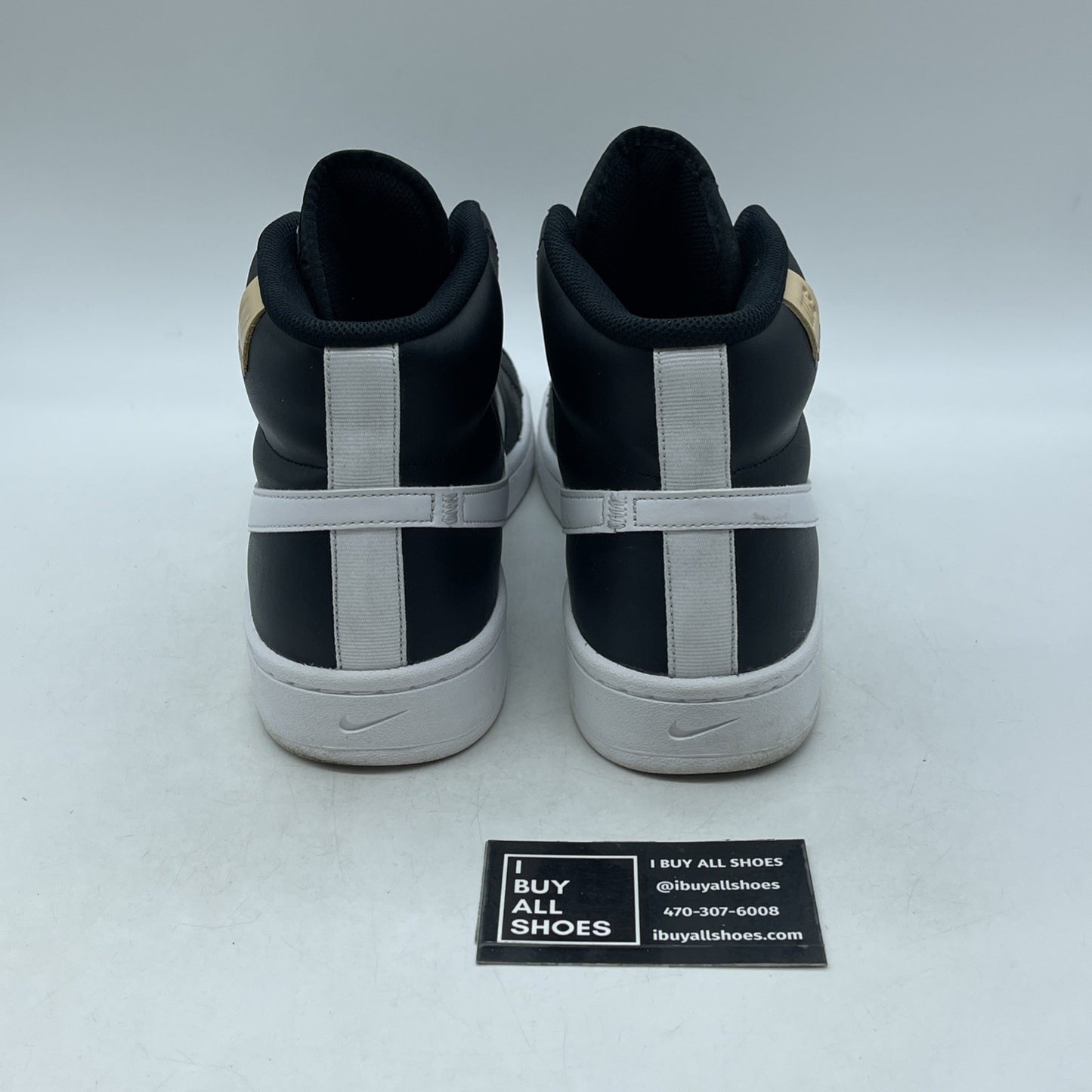 Size 11.5 - Nike Court Royale 2 Mid Black Onyx (CQ9179-001)