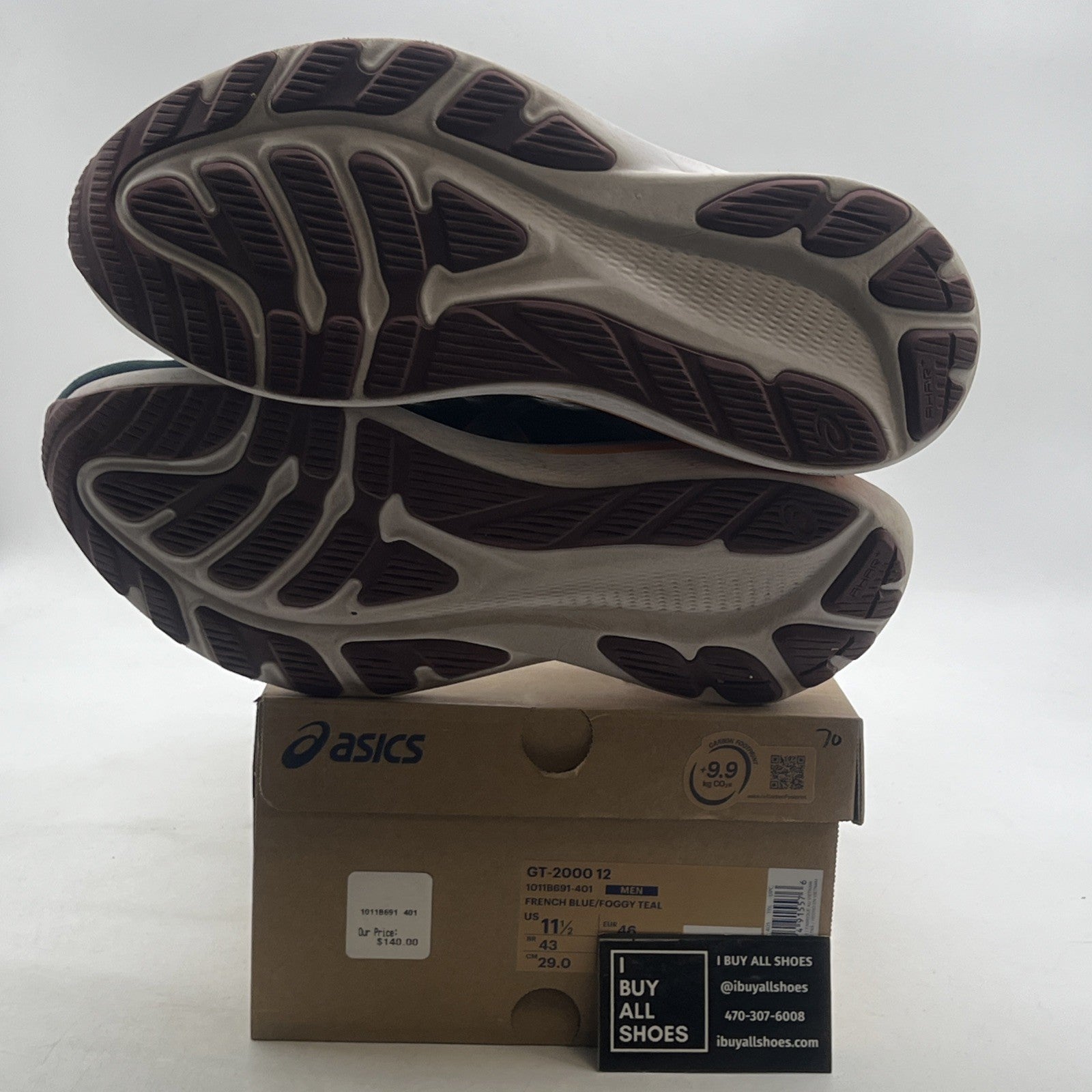 Size 11.5 - Asics GT 2000 12 French Blue Foggy Teal (1011B691-401)