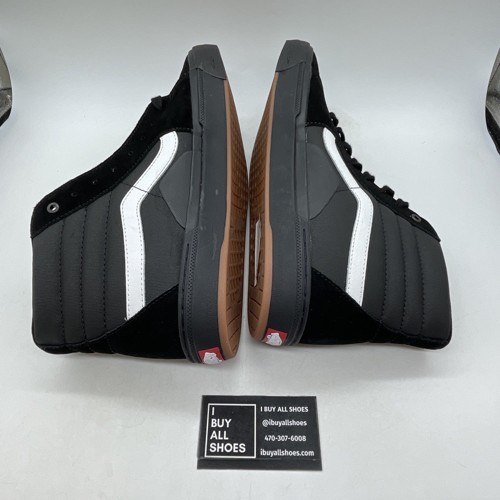 Size 13 - Vans Mens Sk8 Hi 721454 Black Casual (VN0A45JVT28)