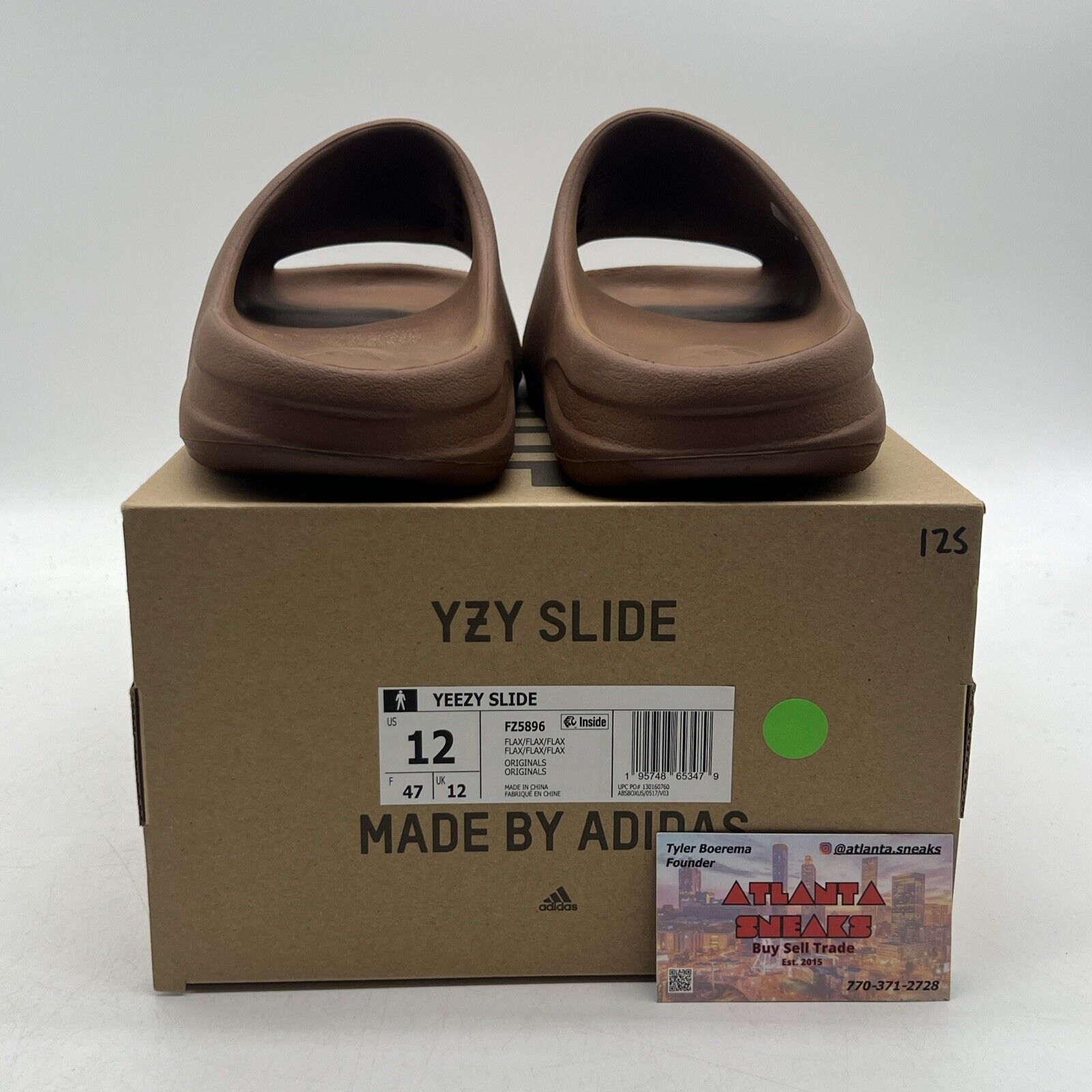 Size 12 - adidas Yeezy Slide Brown (FZ5896)