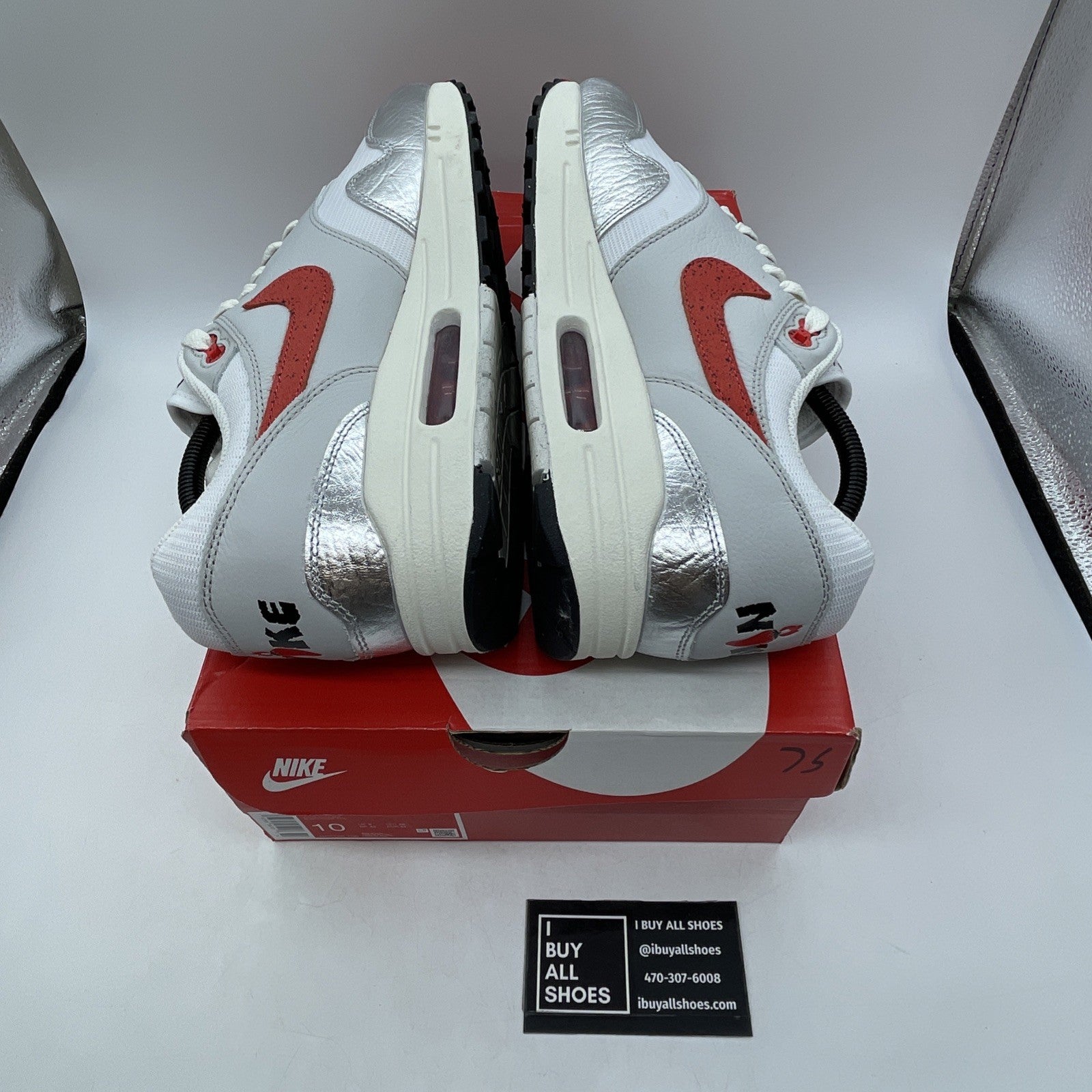 Size 10 - Nike Air Max 1 Premium SE Hot Sauce (HF7746-100)