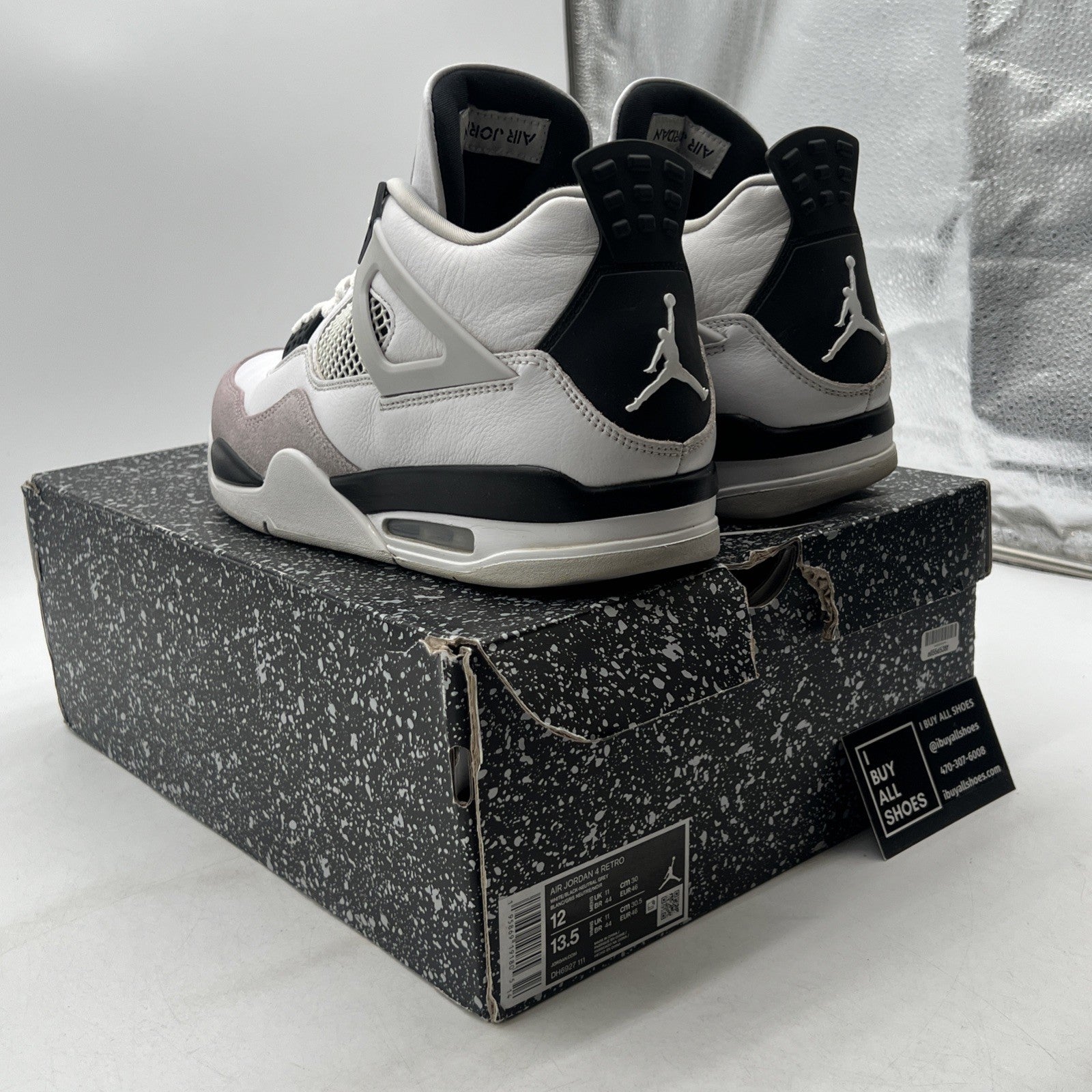 Size 12 - Air Jordan 4 Retro Mid Military Black (DH6927-111)