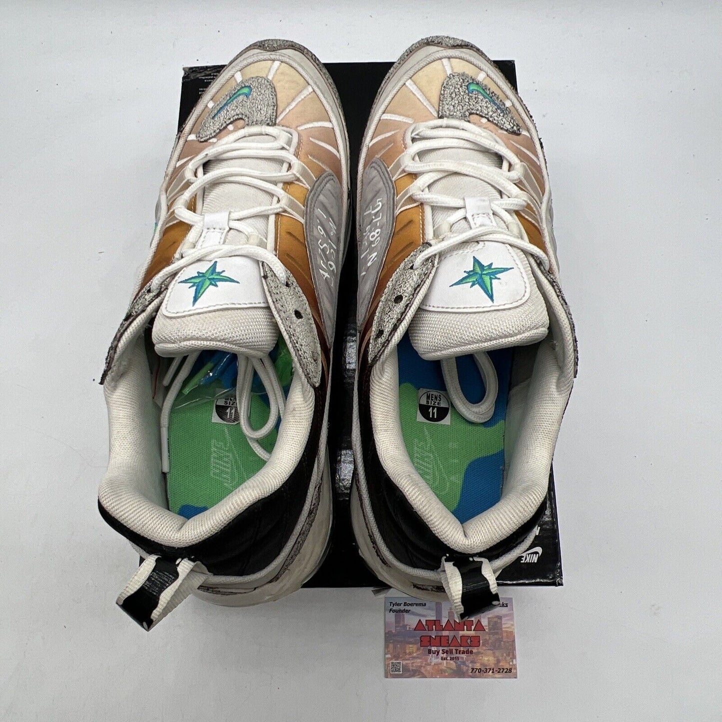 Size 11 - Nike Air Max 98 On Air: NYC La Mezcla White Brown Yellow (CI1502-001)