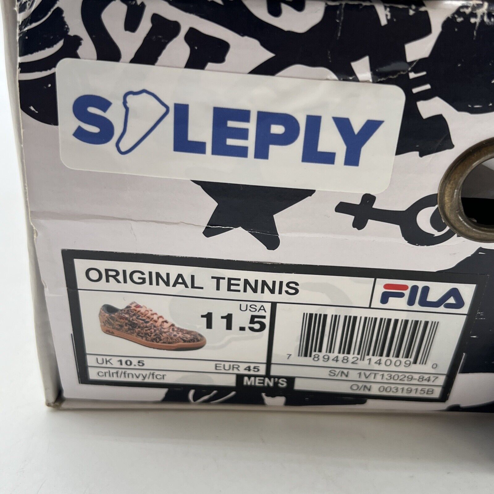 Size 11.5 - Fila Original Tennis “Coral Reef” Orange/Blue/Grey (1VT13029-847)