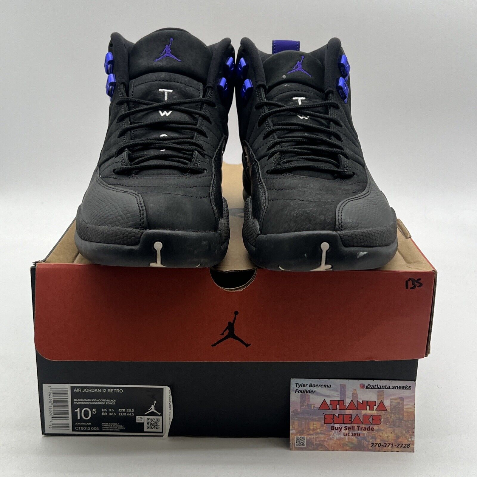 Size 10.5 - Air Jordan 12 Retro Dark Concord (CT8013-005)