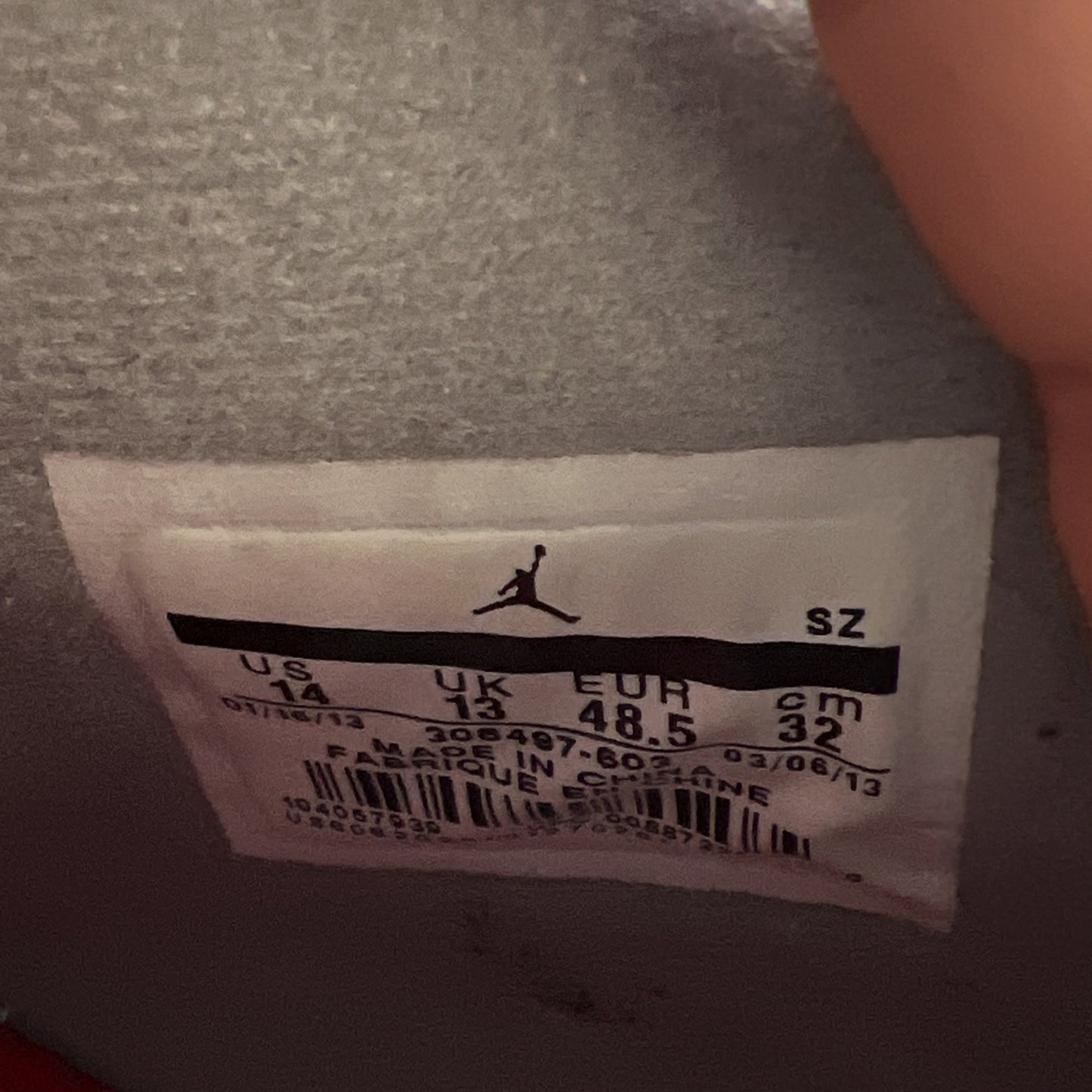 Size 14 - Air Jordan 4 Retro Toro Bravo 2013 (308497-603)