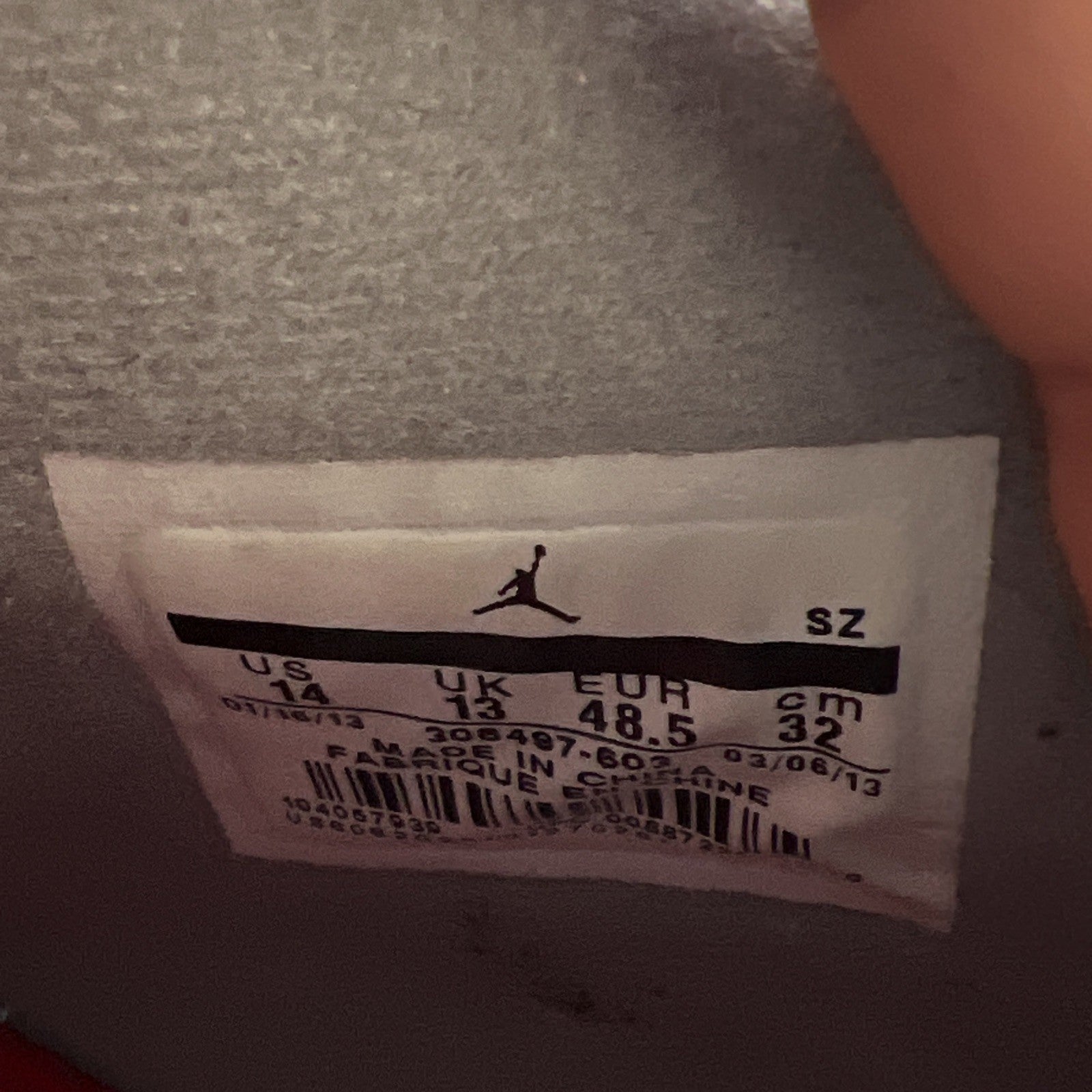 Size 14 - Air Jordan 4 Retro Toro Bravo 2013 (308497-603)