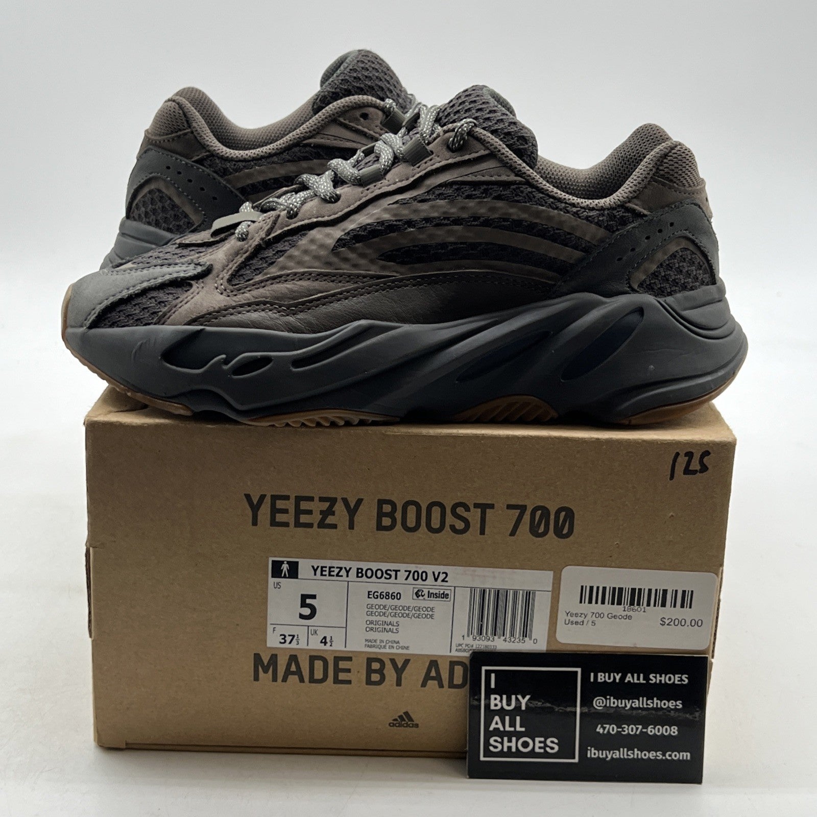 Size 5 - adidas Yeezy Boost 700 V2 Geode (EG6860)