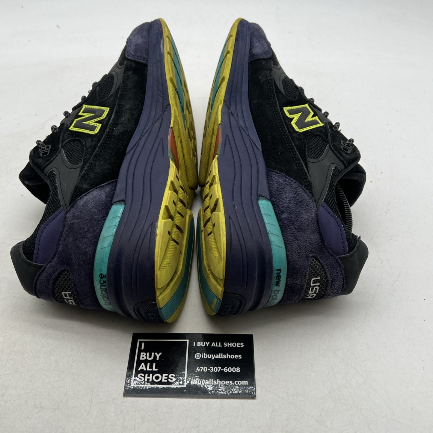 Size 10 - New Balance 992 Made in USA Black Purple (M992LT)