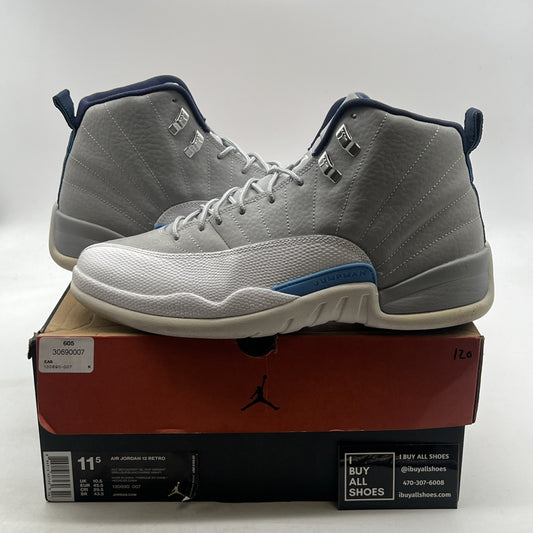 Size 11.5 - Air Jordan 12 Retro Grey University Blue (130690-007)