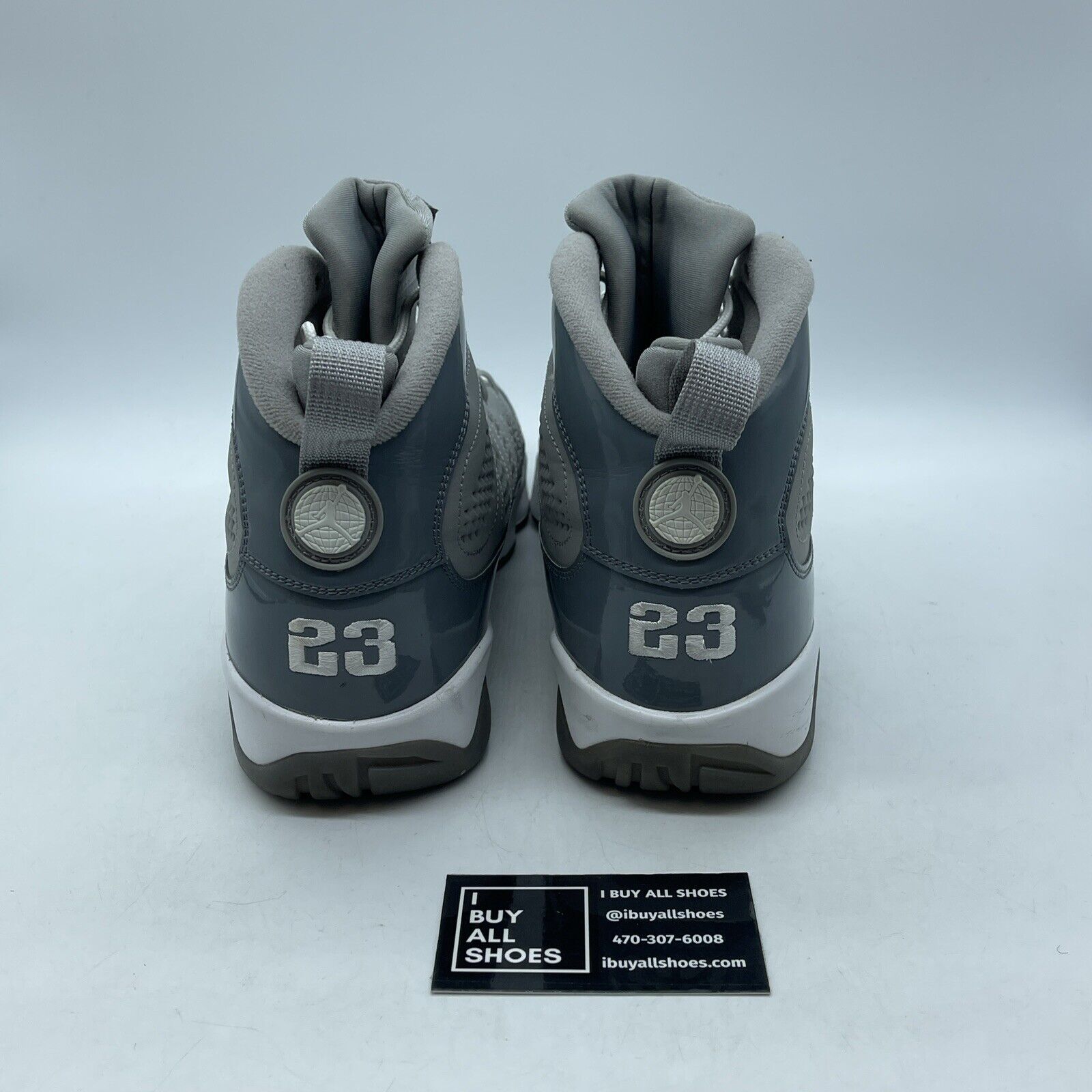Size 10 - Air Jordan 9 Retro 2012 Cool Grey White Leather (314996-330)