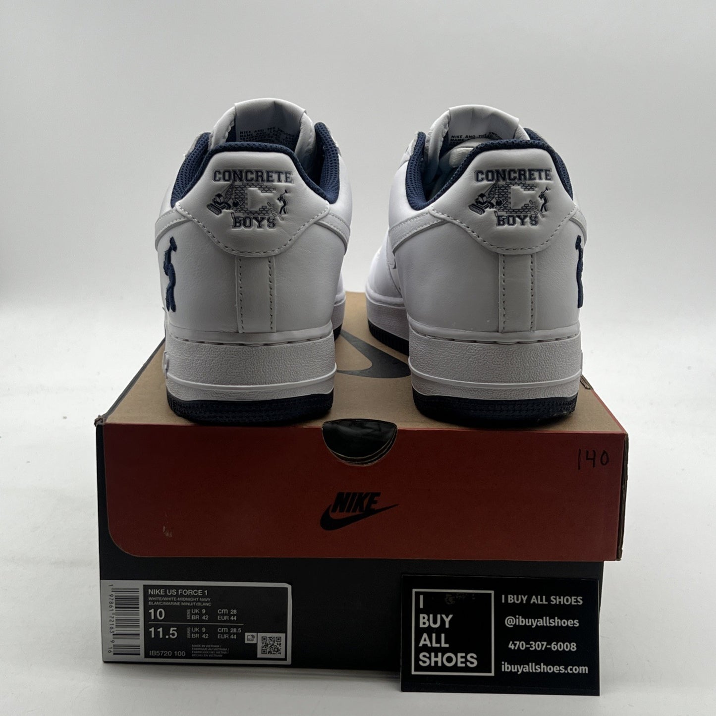 Size 10 - Nike Lil Yachty x Air Force 1 Low Concrete Boys (IB5720-100)