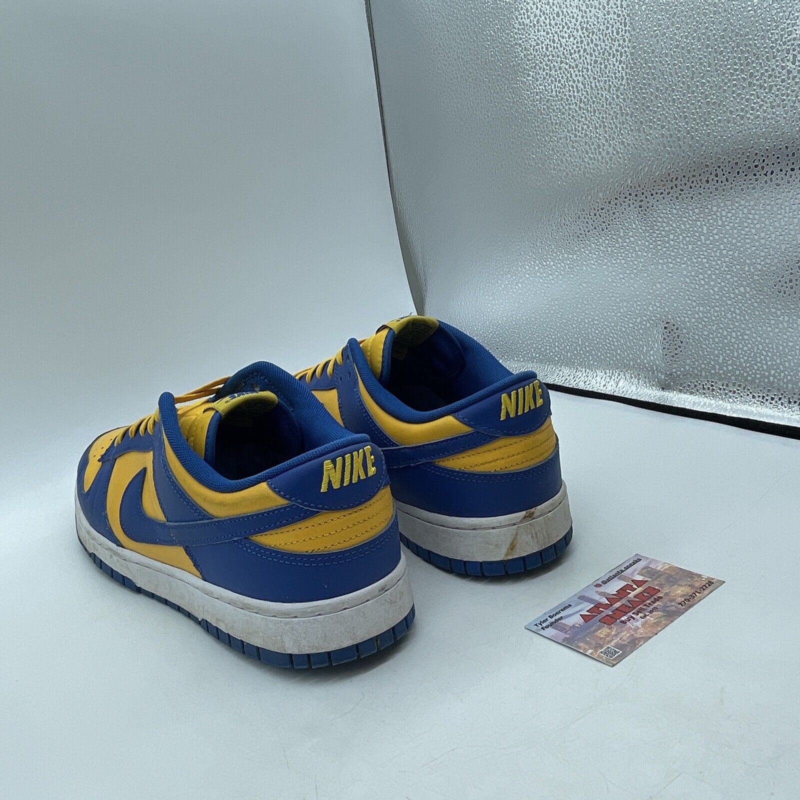 Size 12 - Nike Dunk Low UCLA Yellow Blue Leather (DD1391-402)