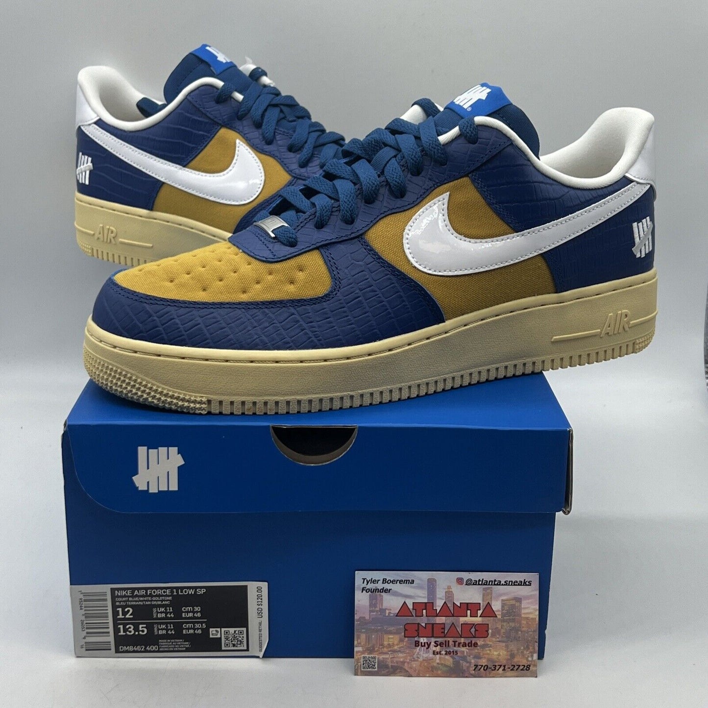 Size 12 - Nike Air Force 1 Low SP x Undefeated Dunk vs AF1 Brand New Og All