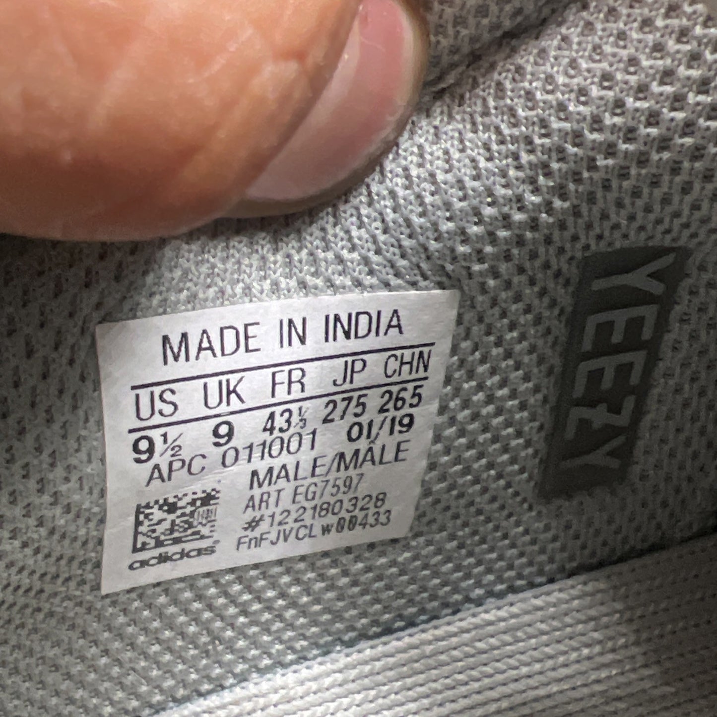 Size 9.5 - adidas Yeezy Boost 700 V1 Inertia (EG7597)