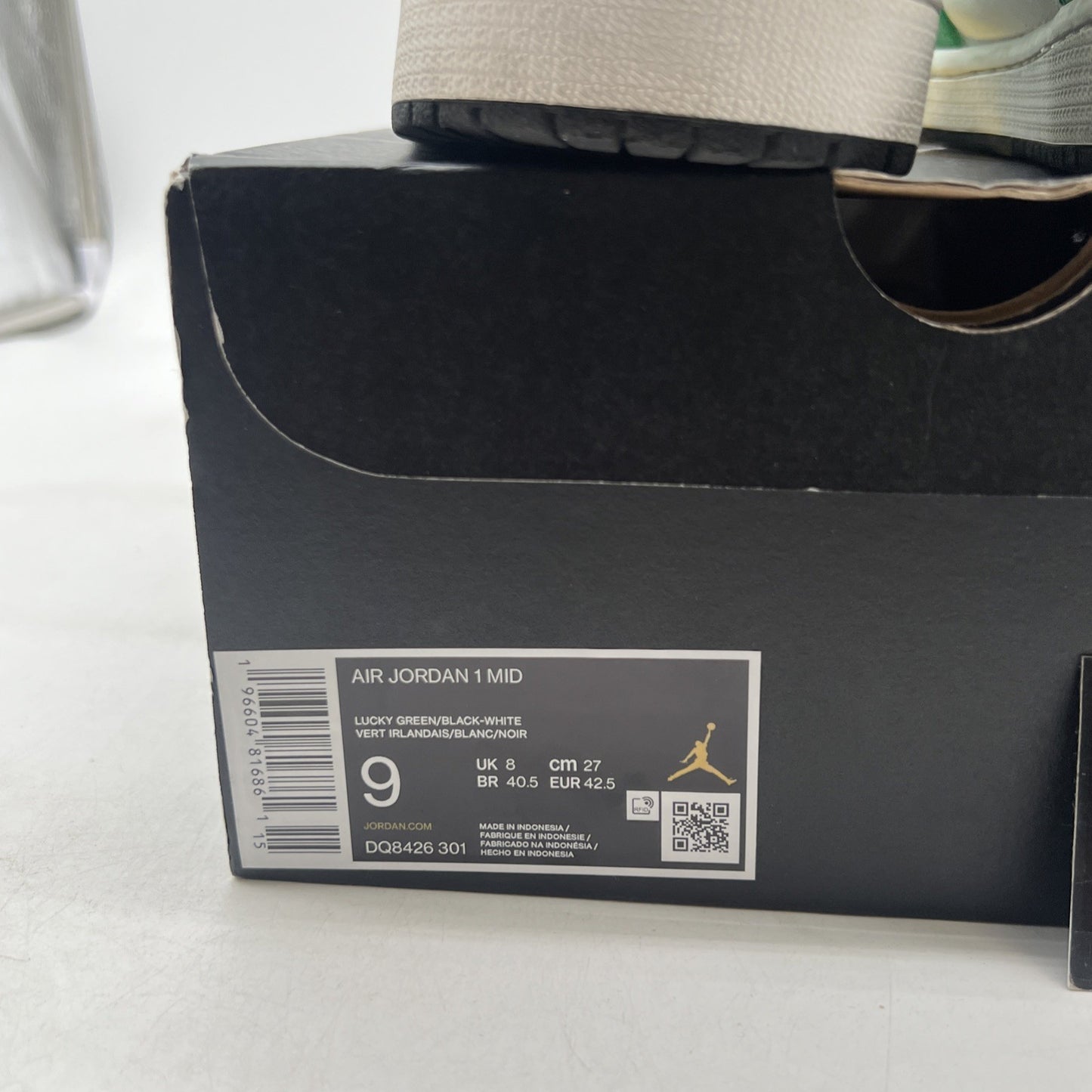 Size 9 - Air Jordan 1 Mid Lucky Green (DQ8526-301)