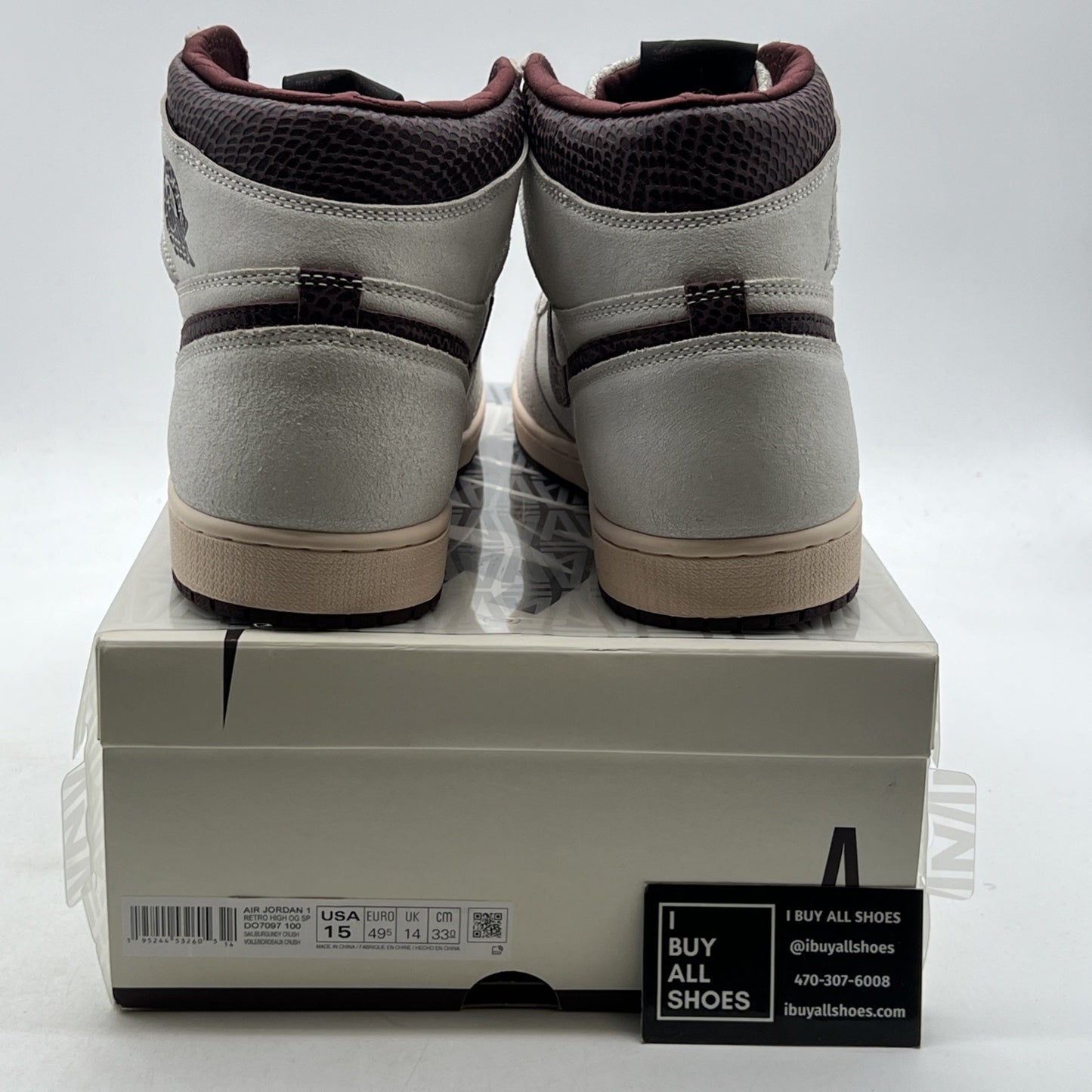 Size 15 - Air Jordan 1 OG x A Ma Maniere High Airness (DO7097-100)