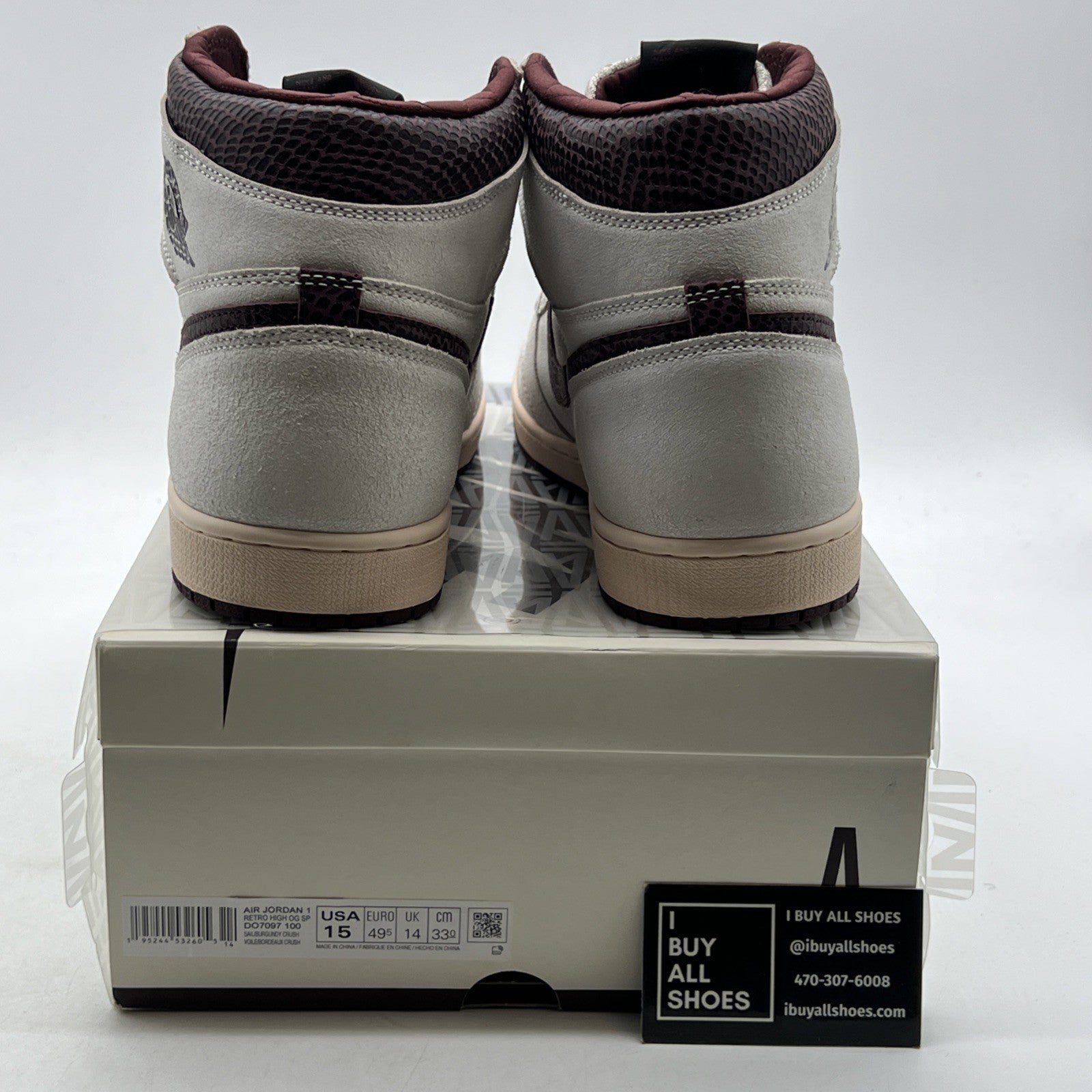 Size 15 - Air Jordan 1 OG x A Ma Maniere High Airness (DO7097-100)