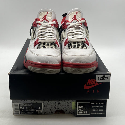 Size 11.5 - Air Jordan 4 Retro OG Mid Fire Red (DC7770-160)
