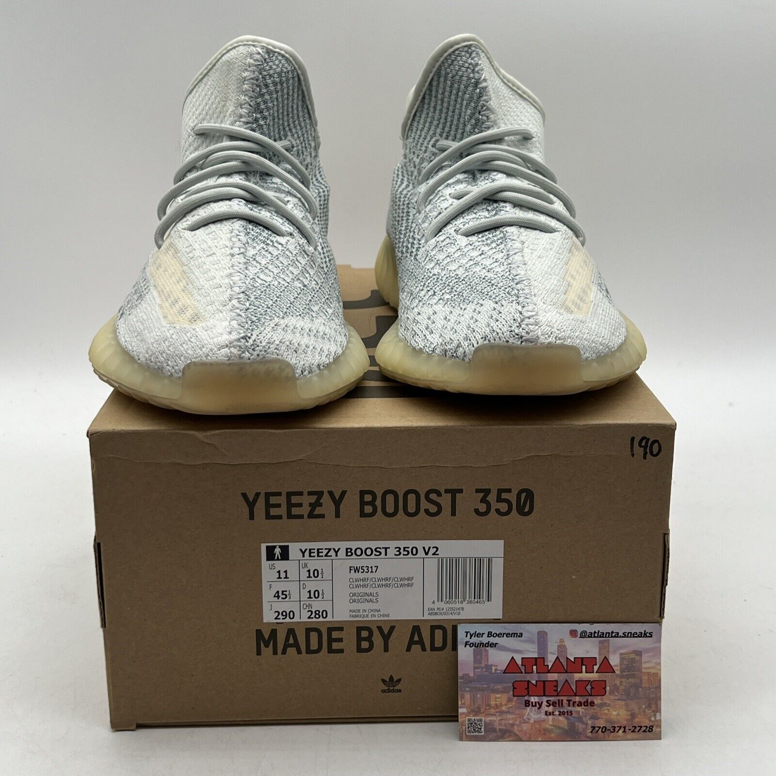 Size 11 - adidas Yeezy Boost 350 V2 Cloud White Reflective (FW5317)