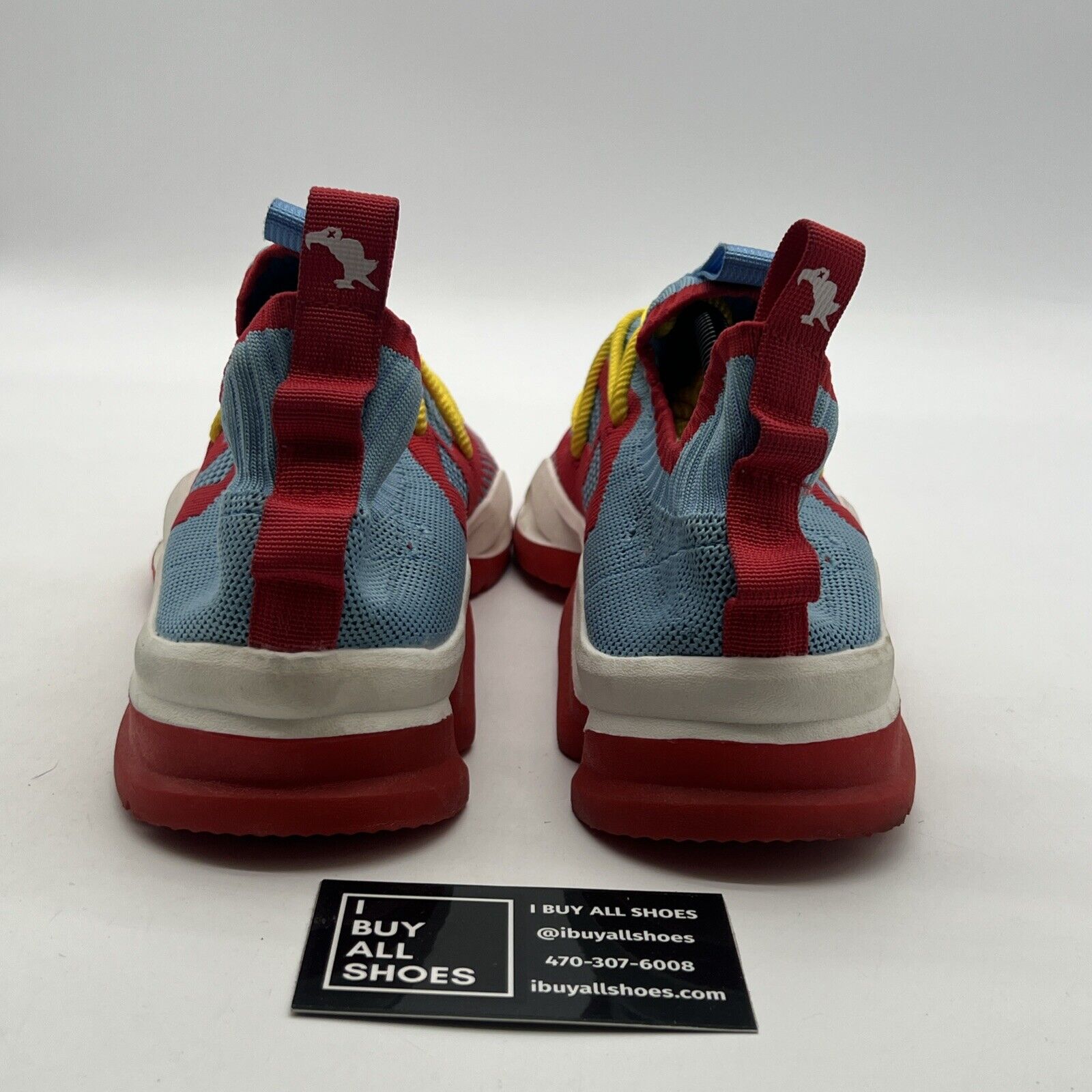 Size 11 - Sia Good Shoes Chucky Vultures Red/Blue/Yellow