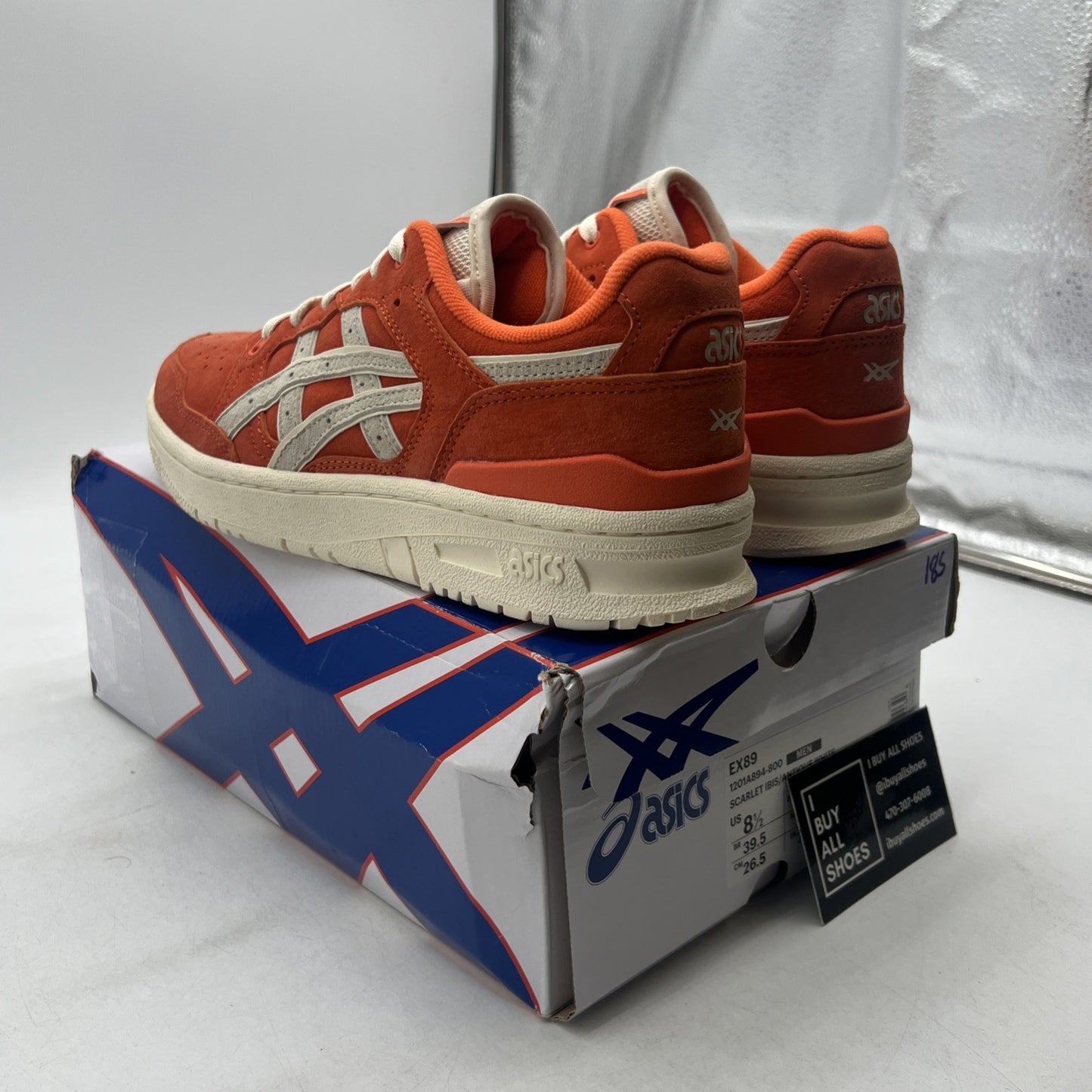 Size 8.5 - ASICS Kith x EX89 Orange (1201A894-800)