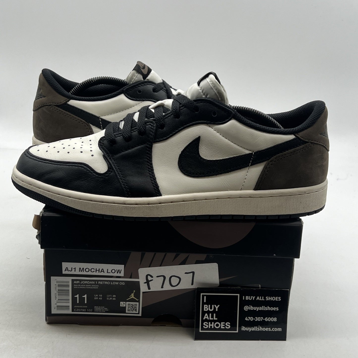 Size 11 - Air Jordan 1 Retro OG Low Mocha (CZ0790-102)