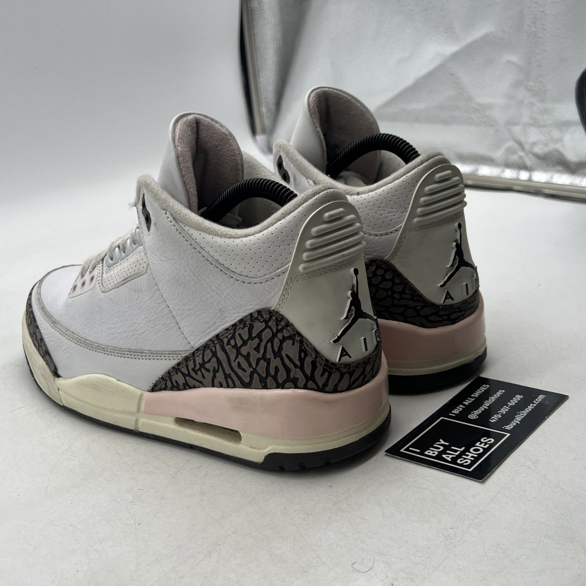 Size 8.5W - Nike Air Jordan 3 Retro Neapolitan White Brown Pink (CK9246-102)