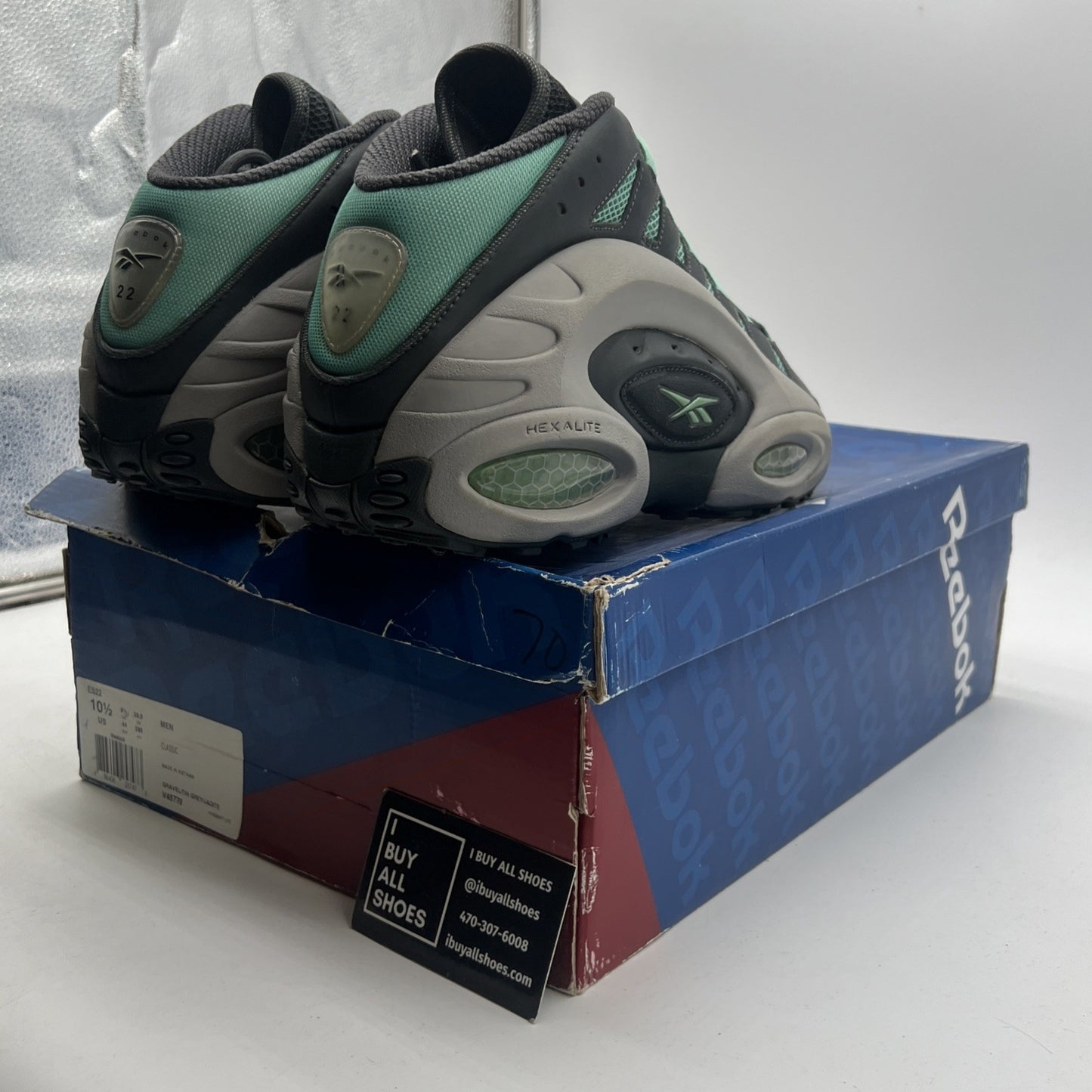Size 10.5 - Reebok ES22 Gravel - (V45770)