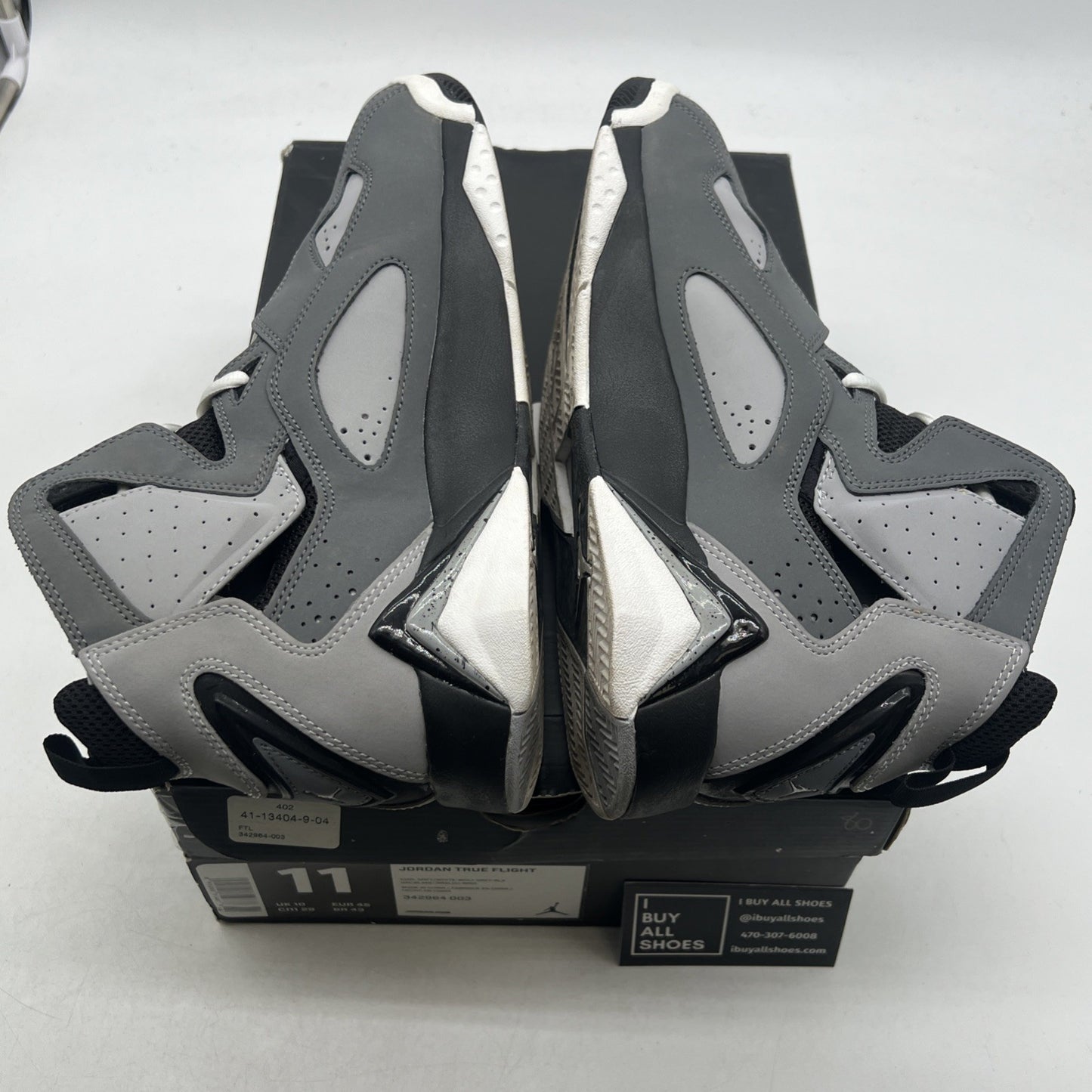 Size 11 - Air Jordan True Flight Gray (342964-003)