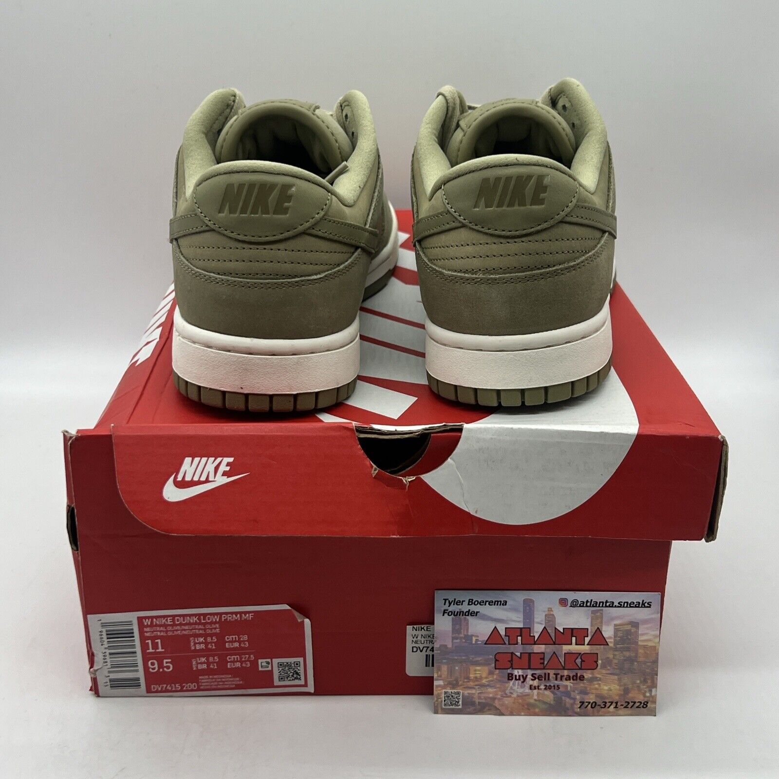 Size 11 - Nike Dunk Low Premium Neutral Olive W