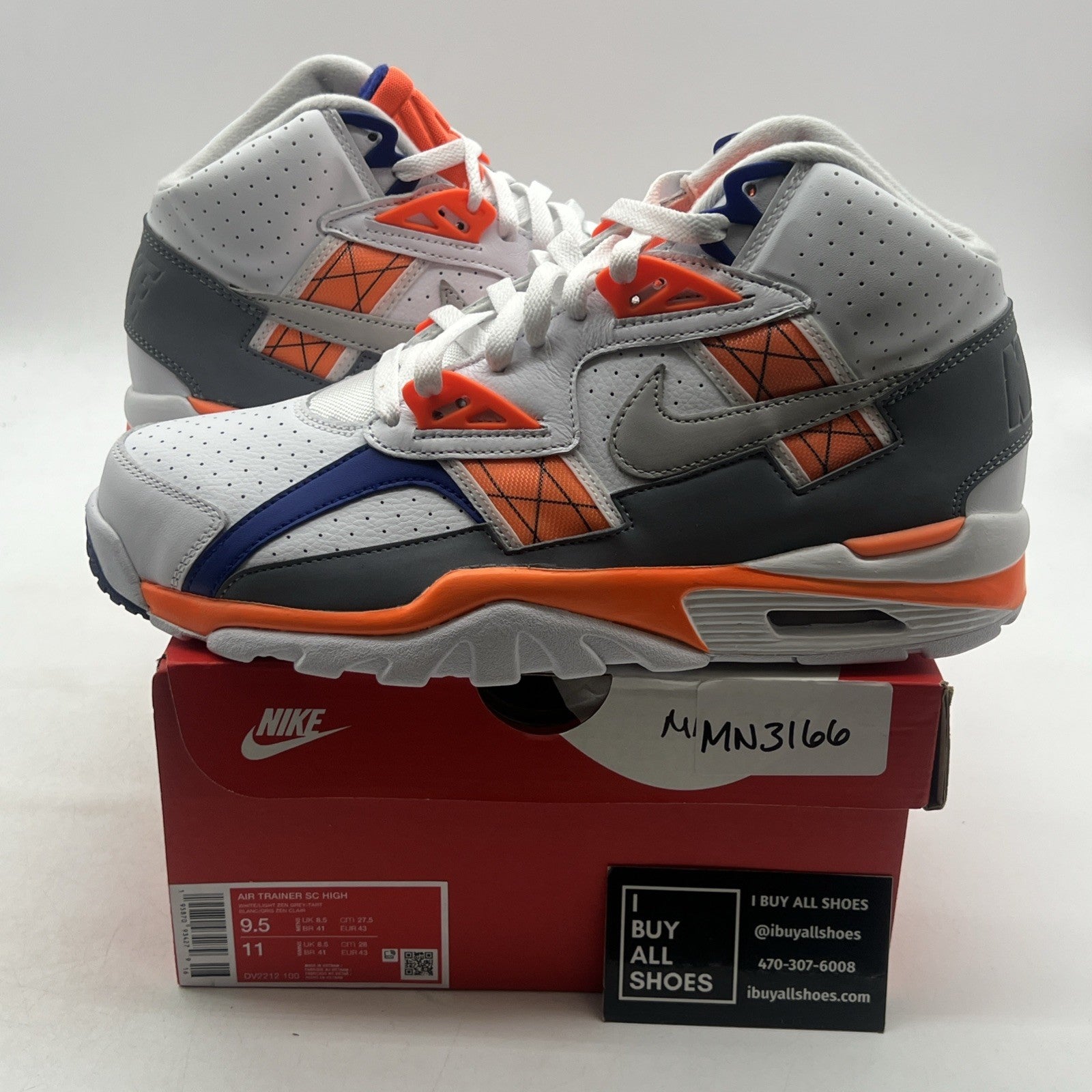 Size 9.5 - Nike Air Trainer SC High Auburn (DV2212-100)