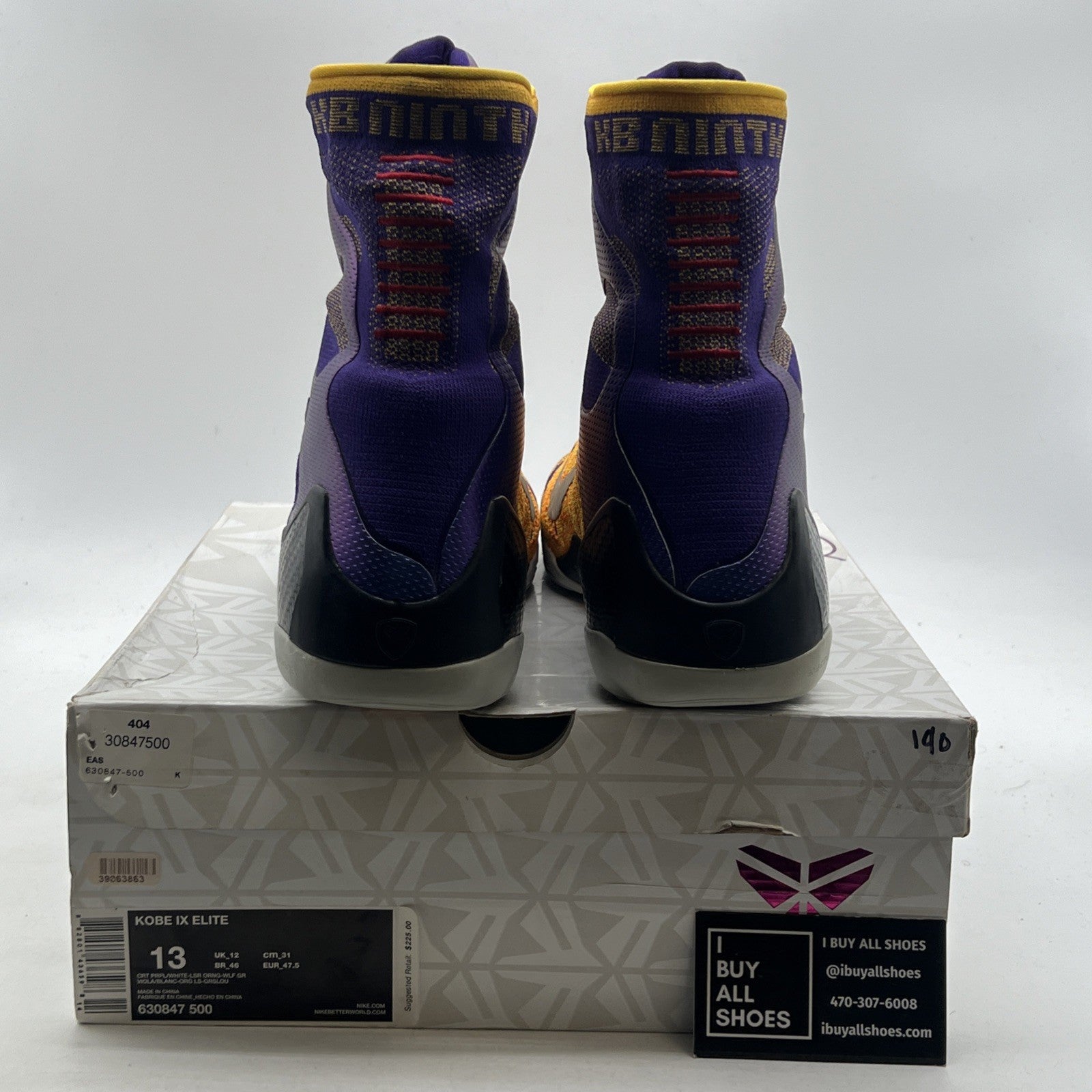 Size 13 - Nike Kobe 9 Elite Team Showtime (630847-500)
