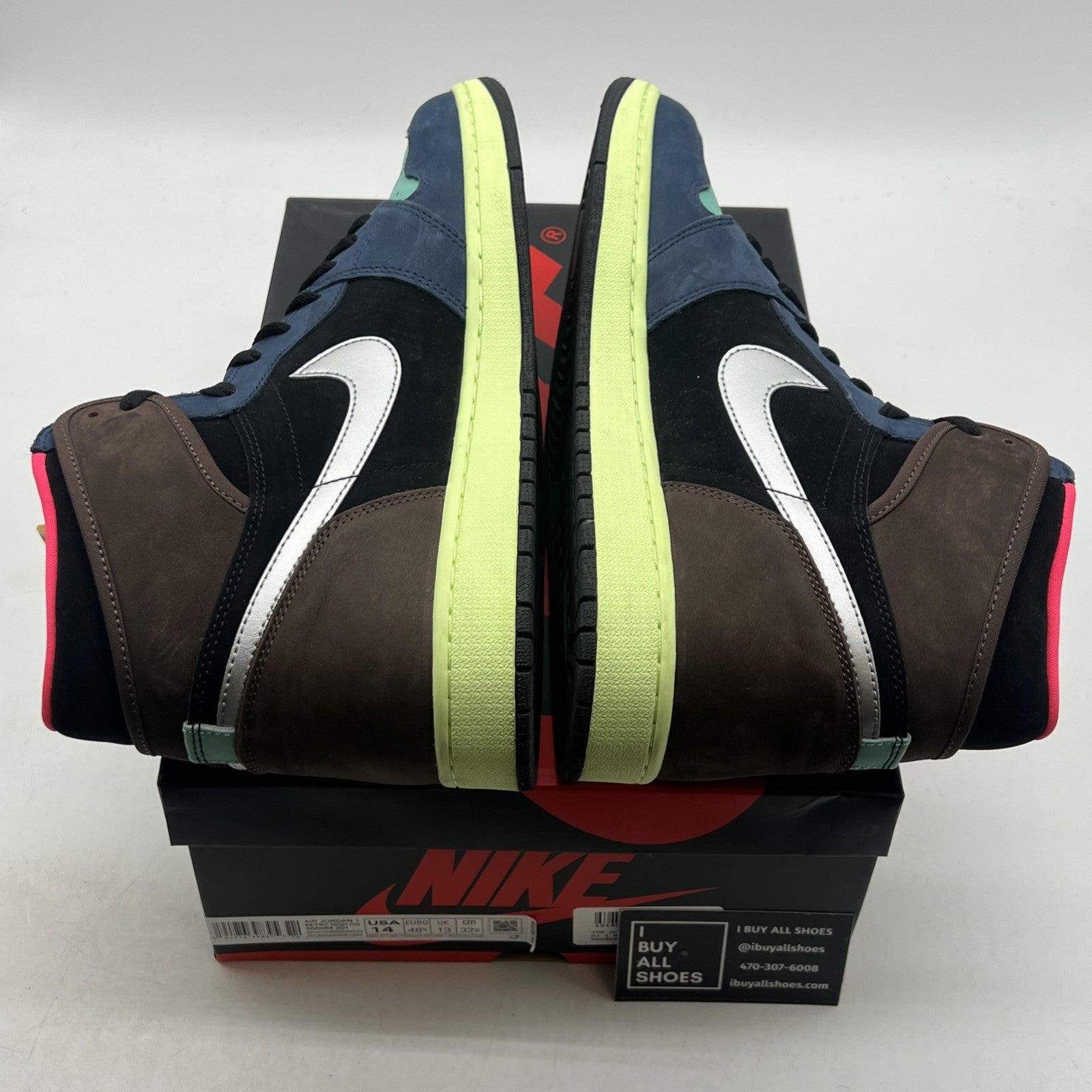 Size 14 - Air Jordan 1 Retro High Tokyo Bio Hack (555088-201)