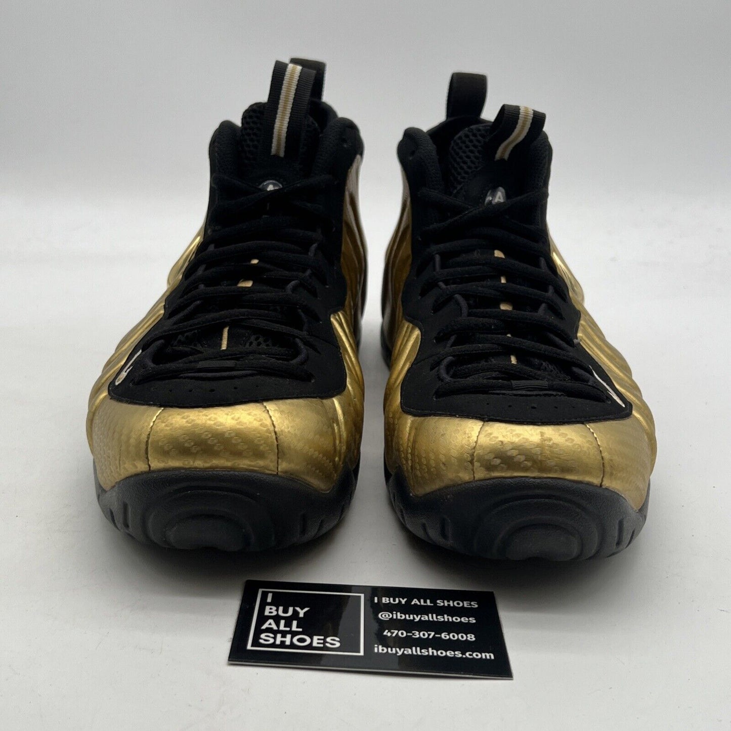 Size 13 - Nike Air Foamposite Pro Metallic Gold (624041-701)