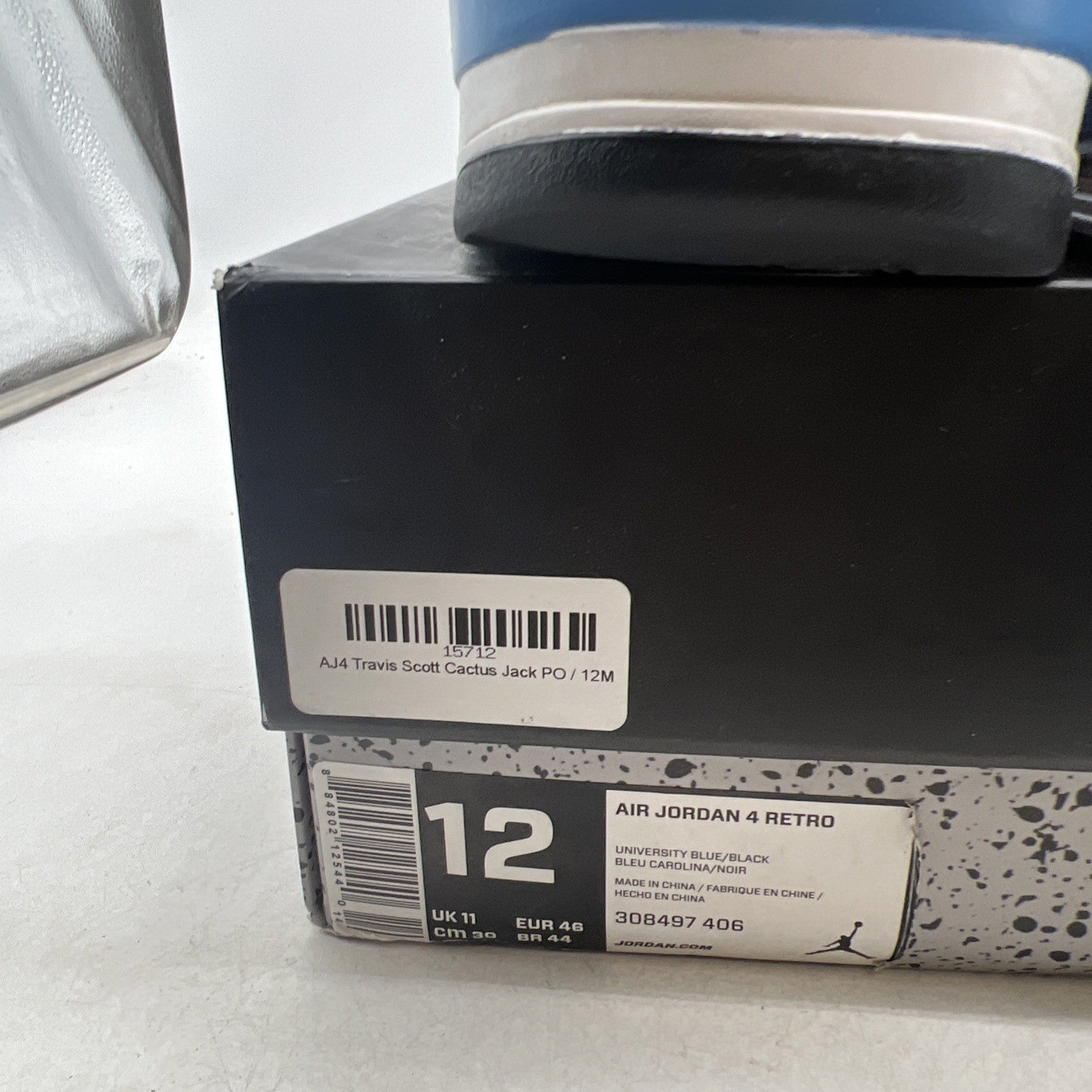 Size 12 - Air Jordan 4 Retro x Travis Scott Mid Cactus Jack (308497-406)