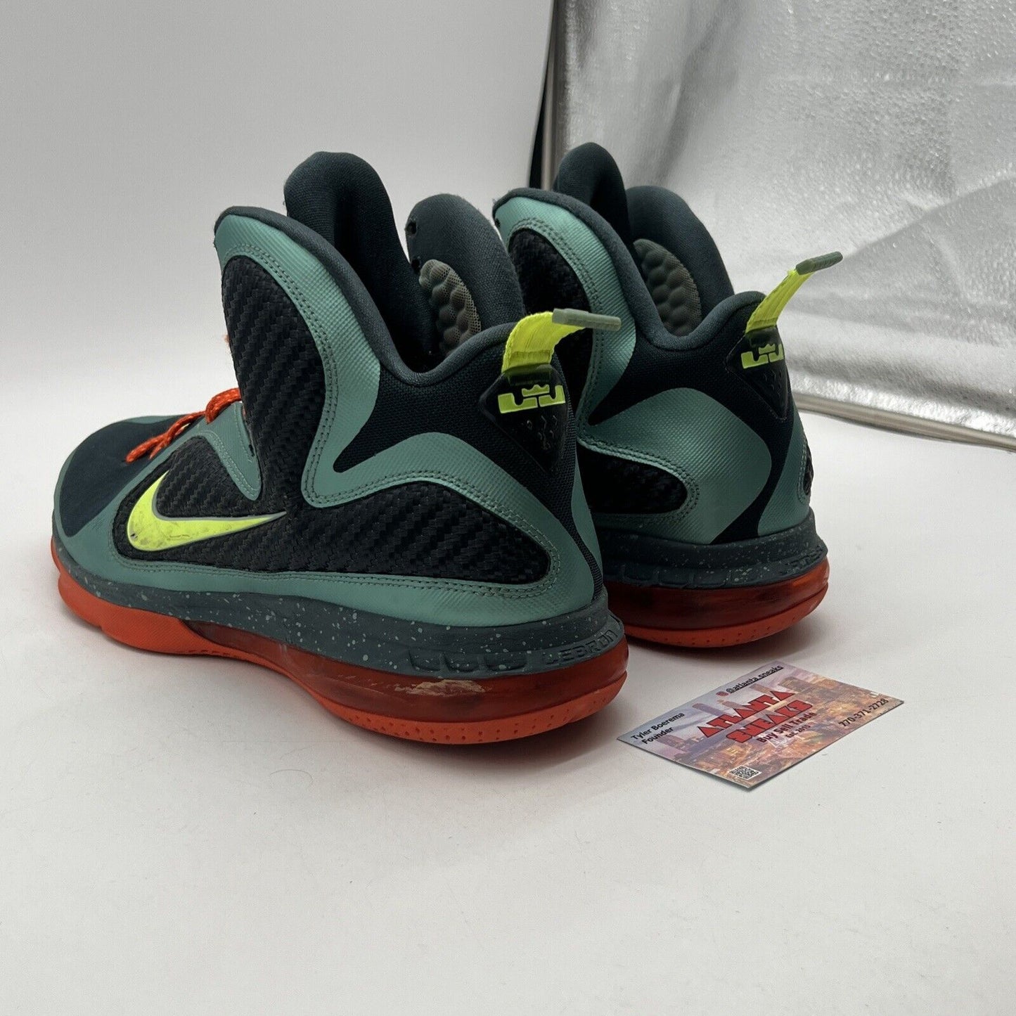 Size 11 - Nike LeBron 9 Cannon - Orange (469764-004)