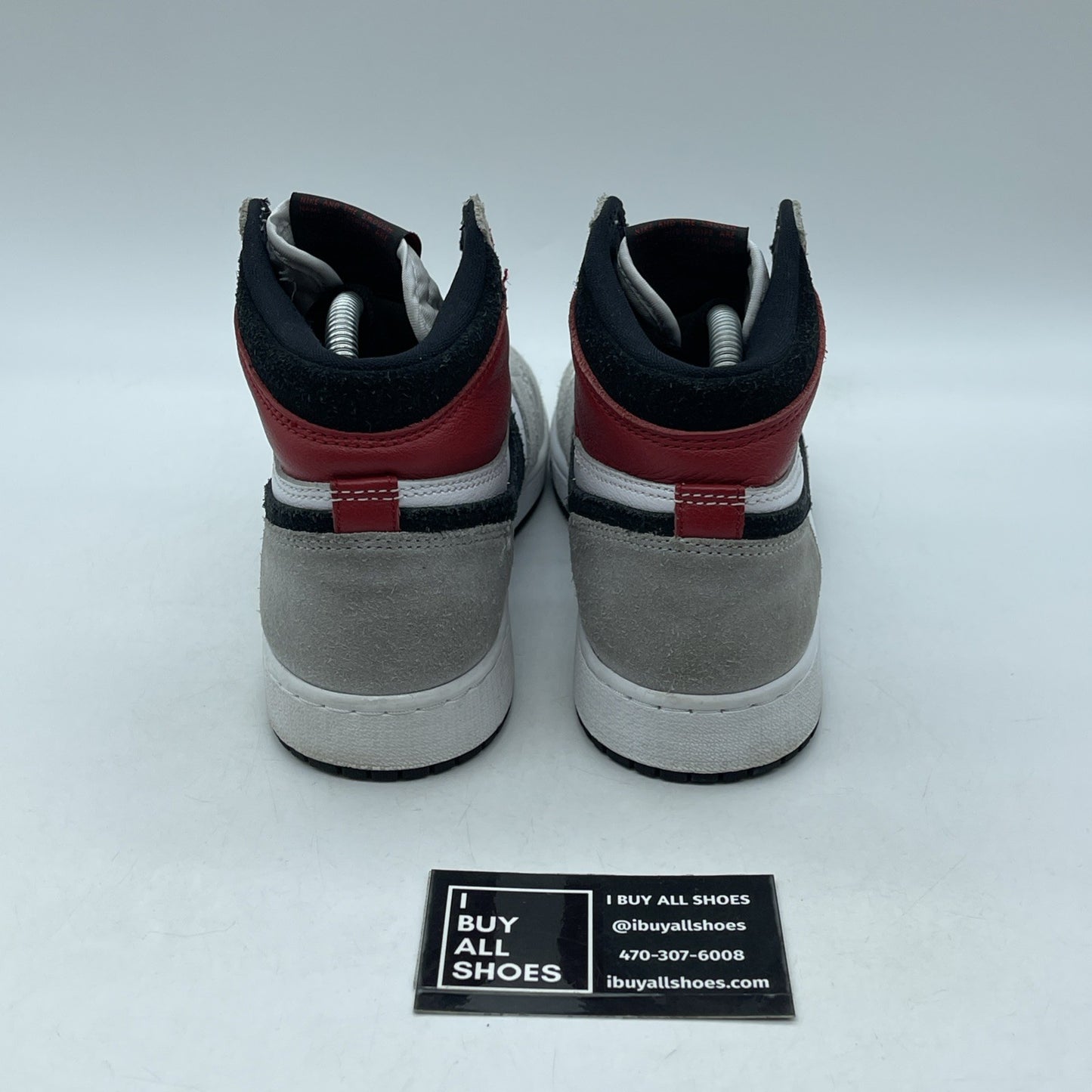 Size 6Y - Jordan 1 Retro High OG Smoke Gray 2020 Suede Leather (575441-126)