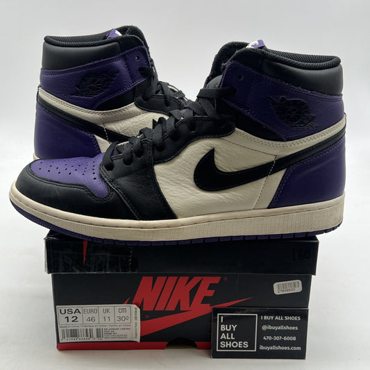 Size 12 - Air Jordan 1 Retro OG High Court Purple (555088-501)