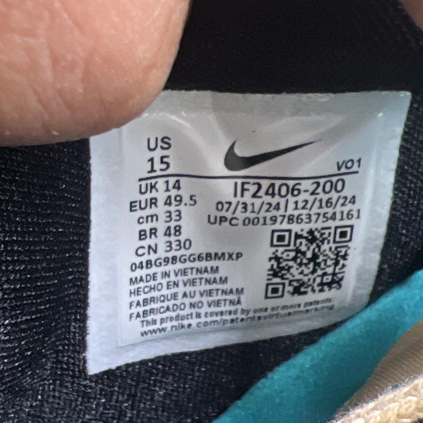 Size 15 - Nike Book 1 Mowabb - (IF2406-200)