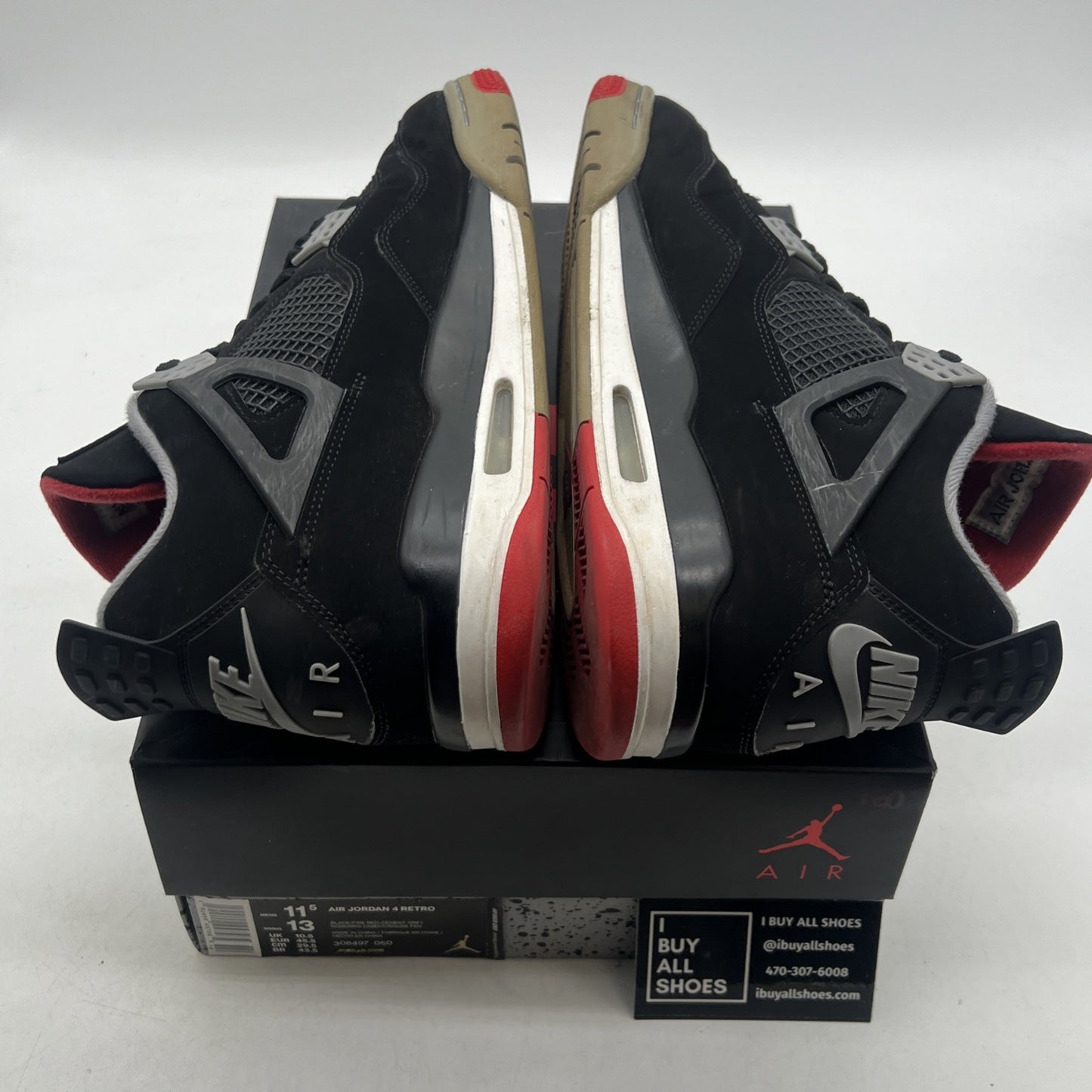 Size 11.5 - Air Jordan 4 Retro OG Mid Bred 2019 (308497-060)