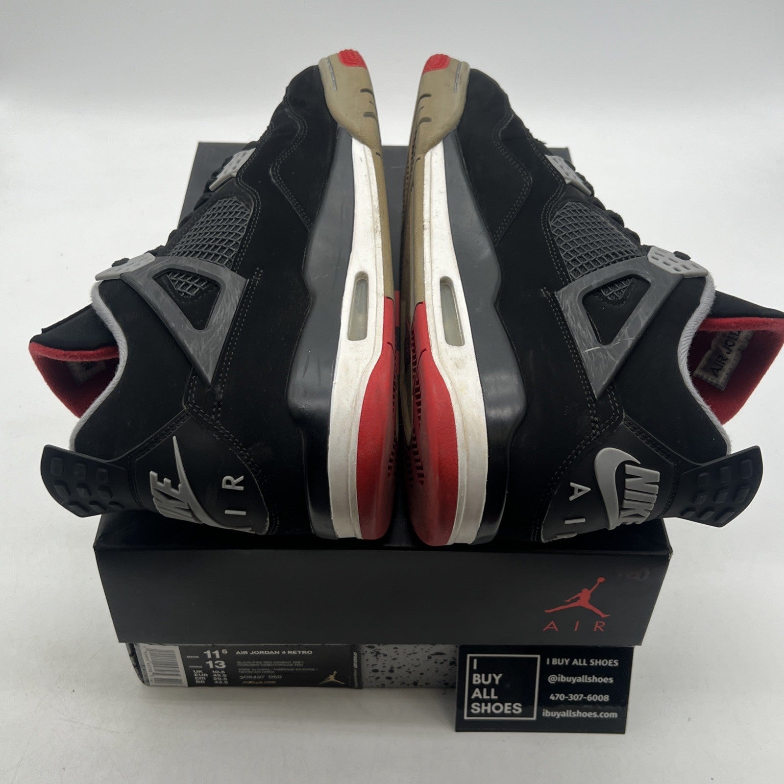 Size 11.5 - Air Jordan 4 Retro OG Mid Bred 2019 (308497-060)