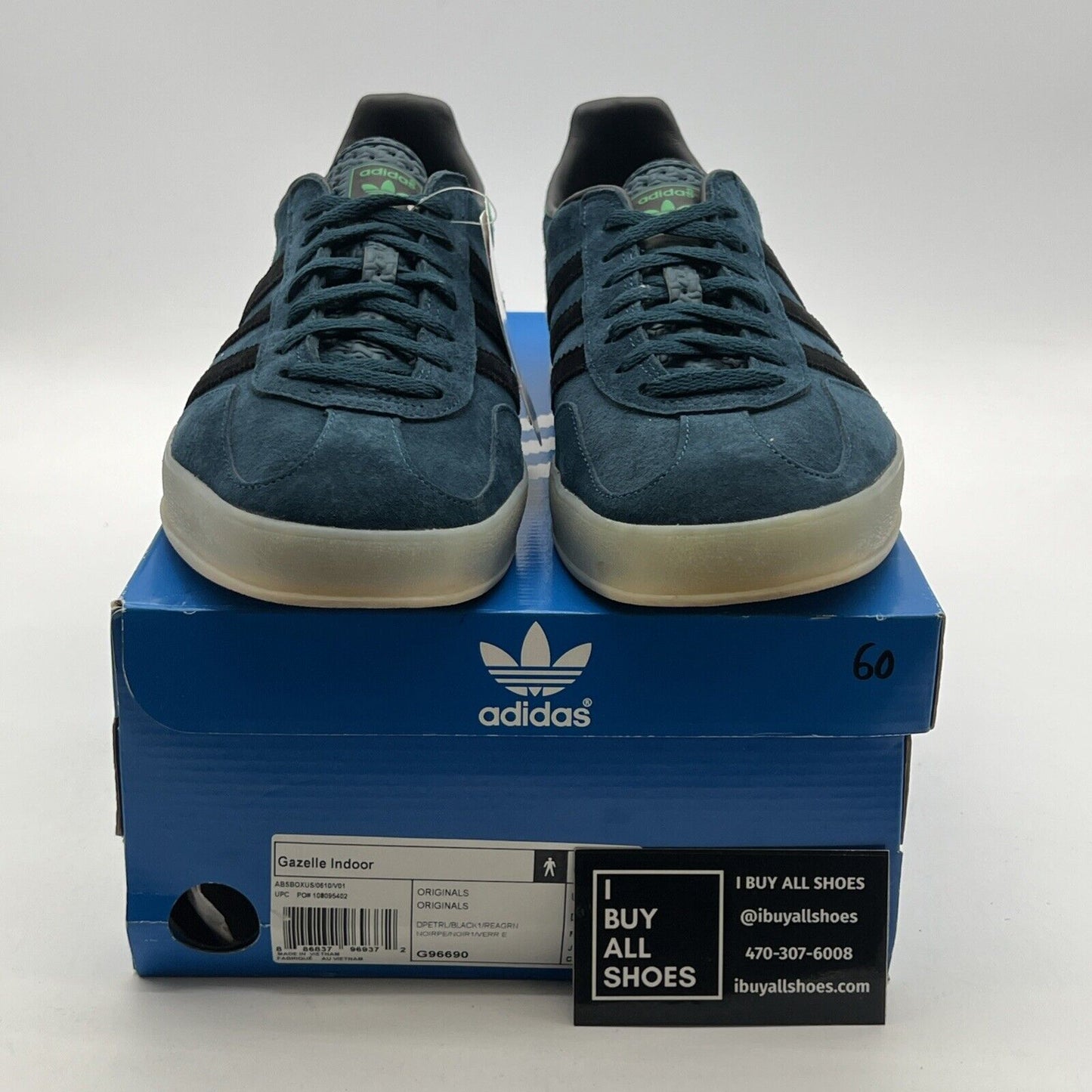 Size 11.5 - adidas Gazelle Indoor Blue (G99690)